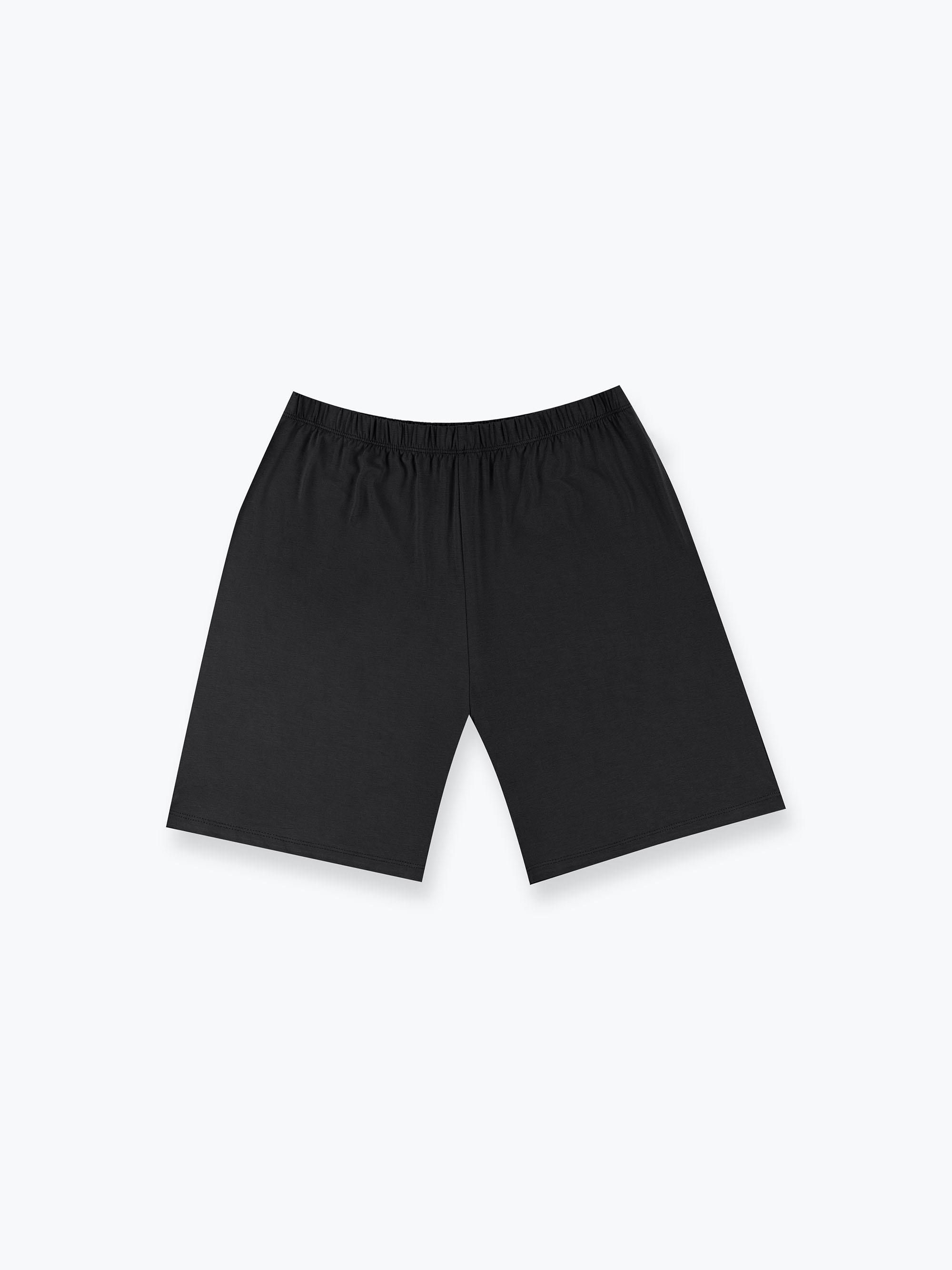 Black pajama shorts Men