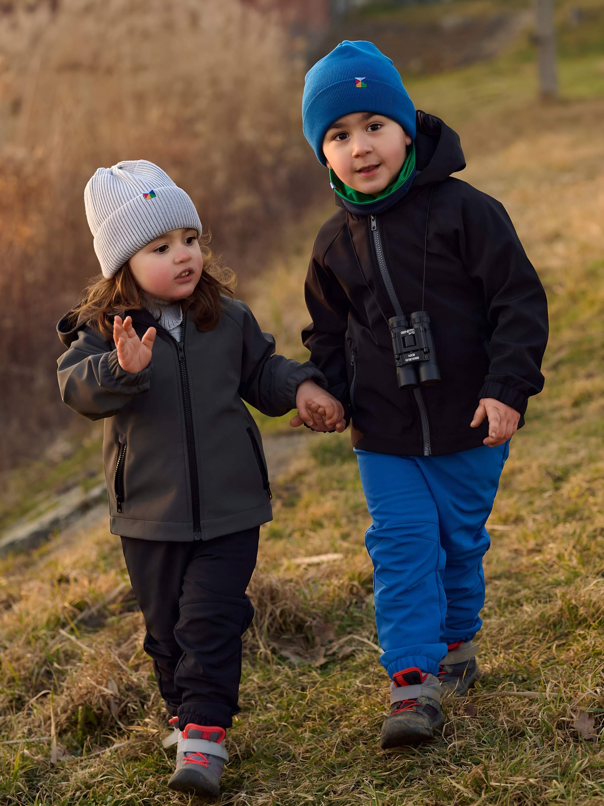 Grafitowa kurtka softshell