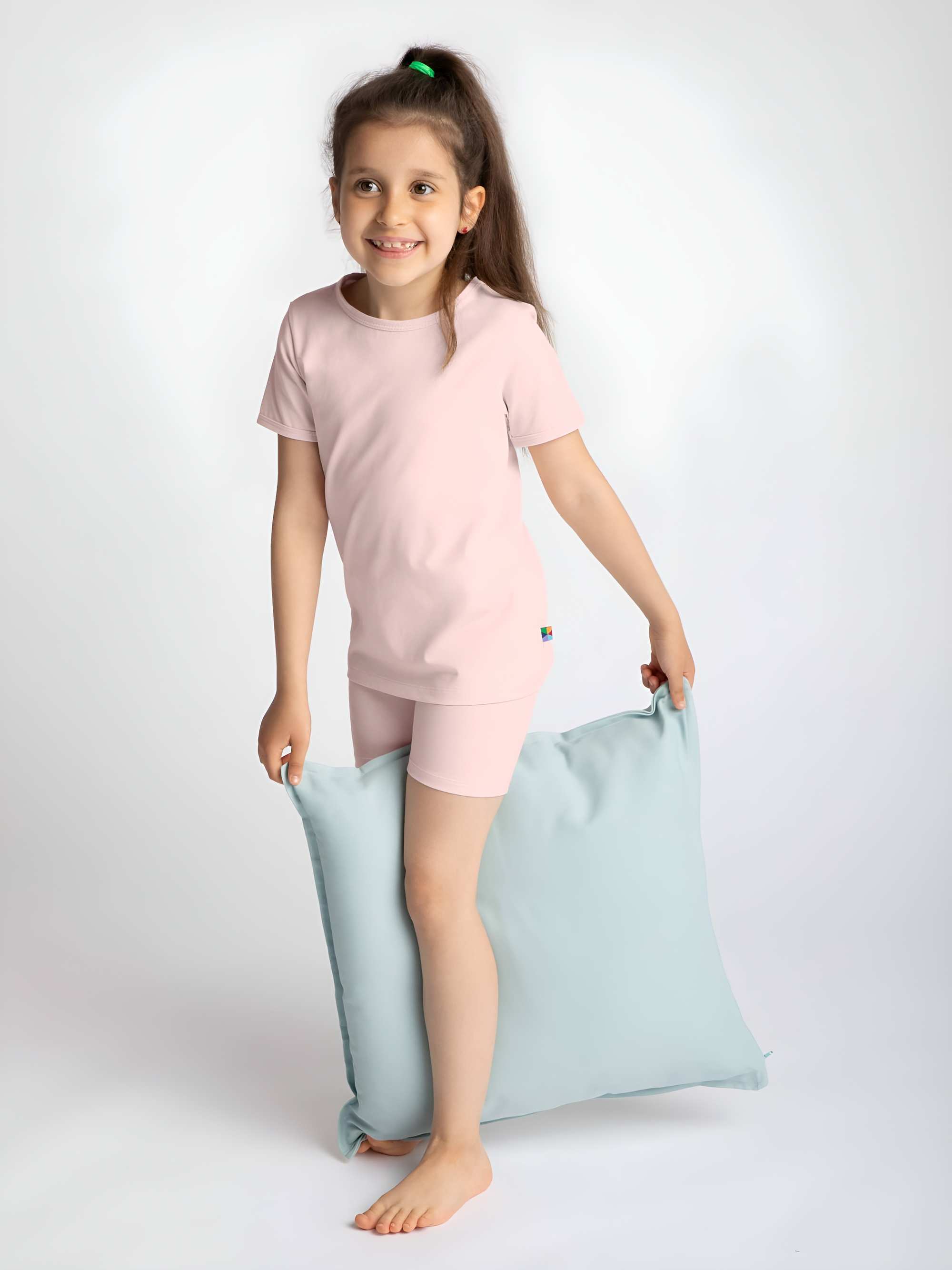Light pink short sleeve pyjamas