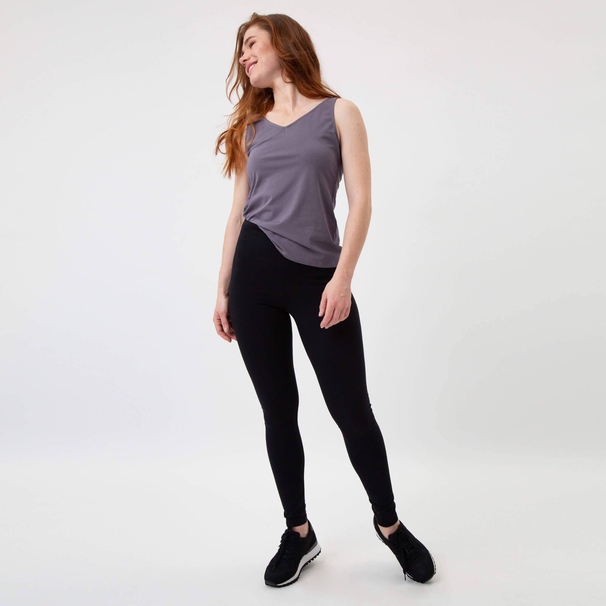 Czarne legginsy damskie