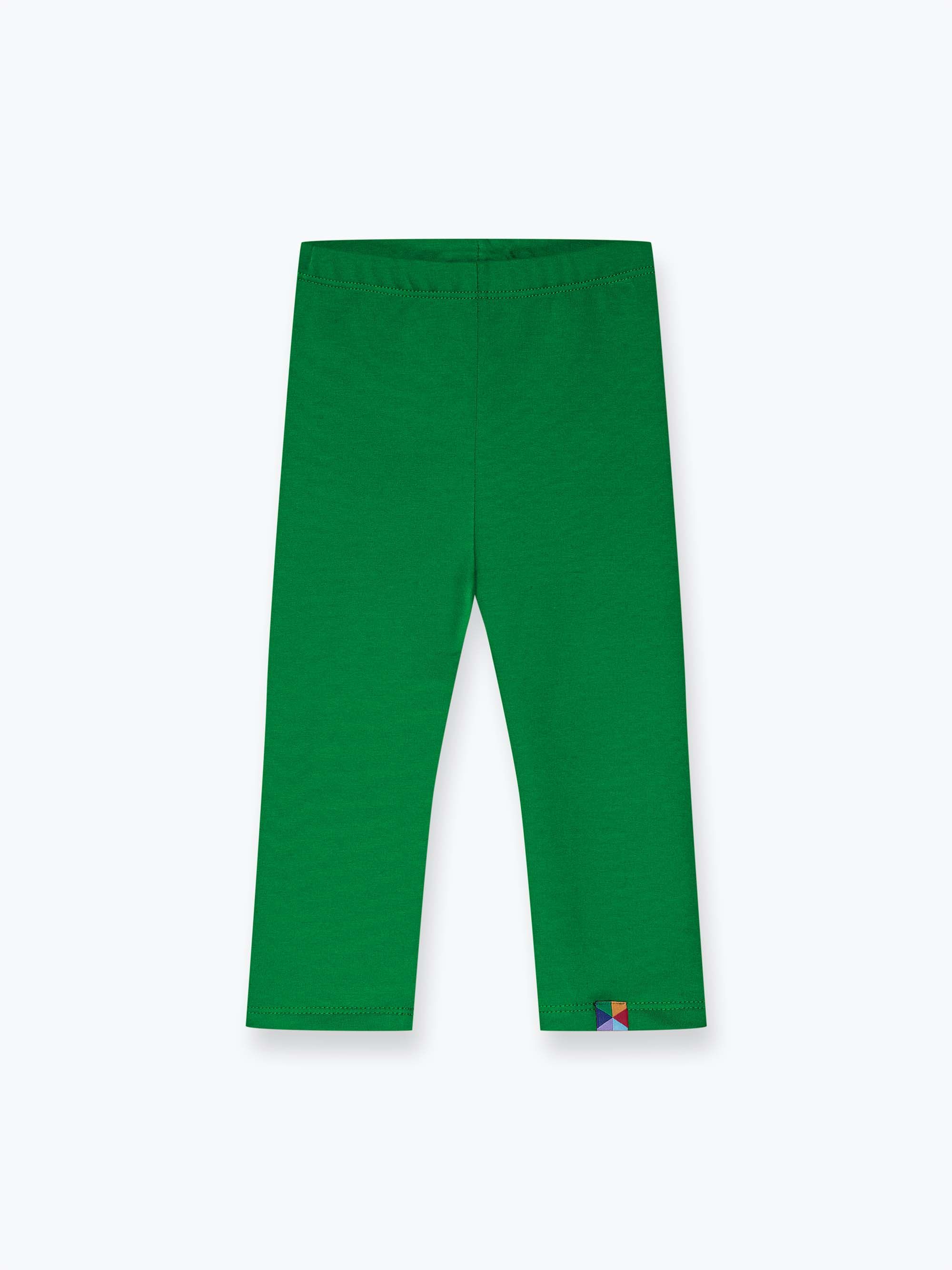 Zielone legginsy z meszkiem