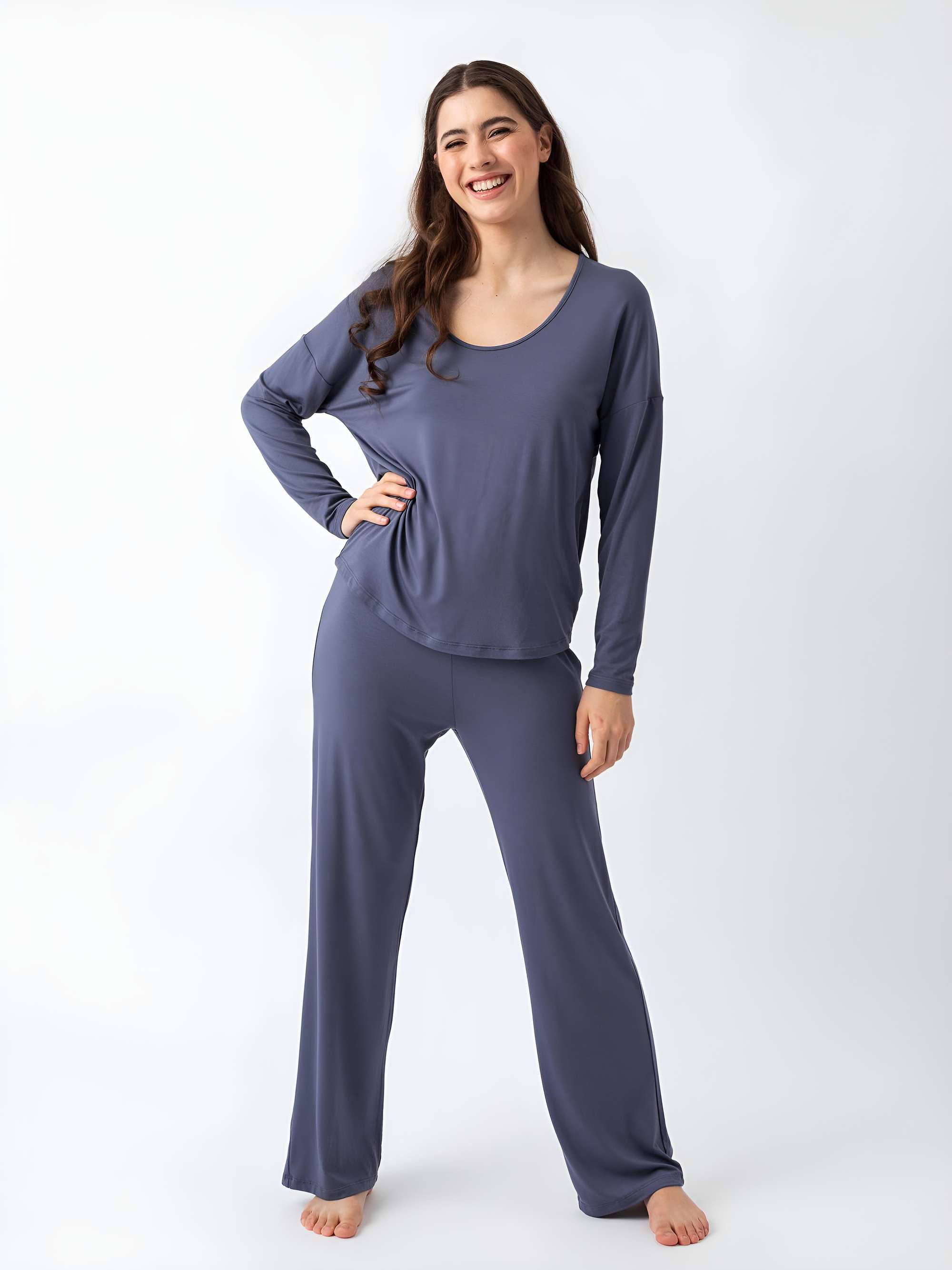 Indigo pajama pants Women LONG