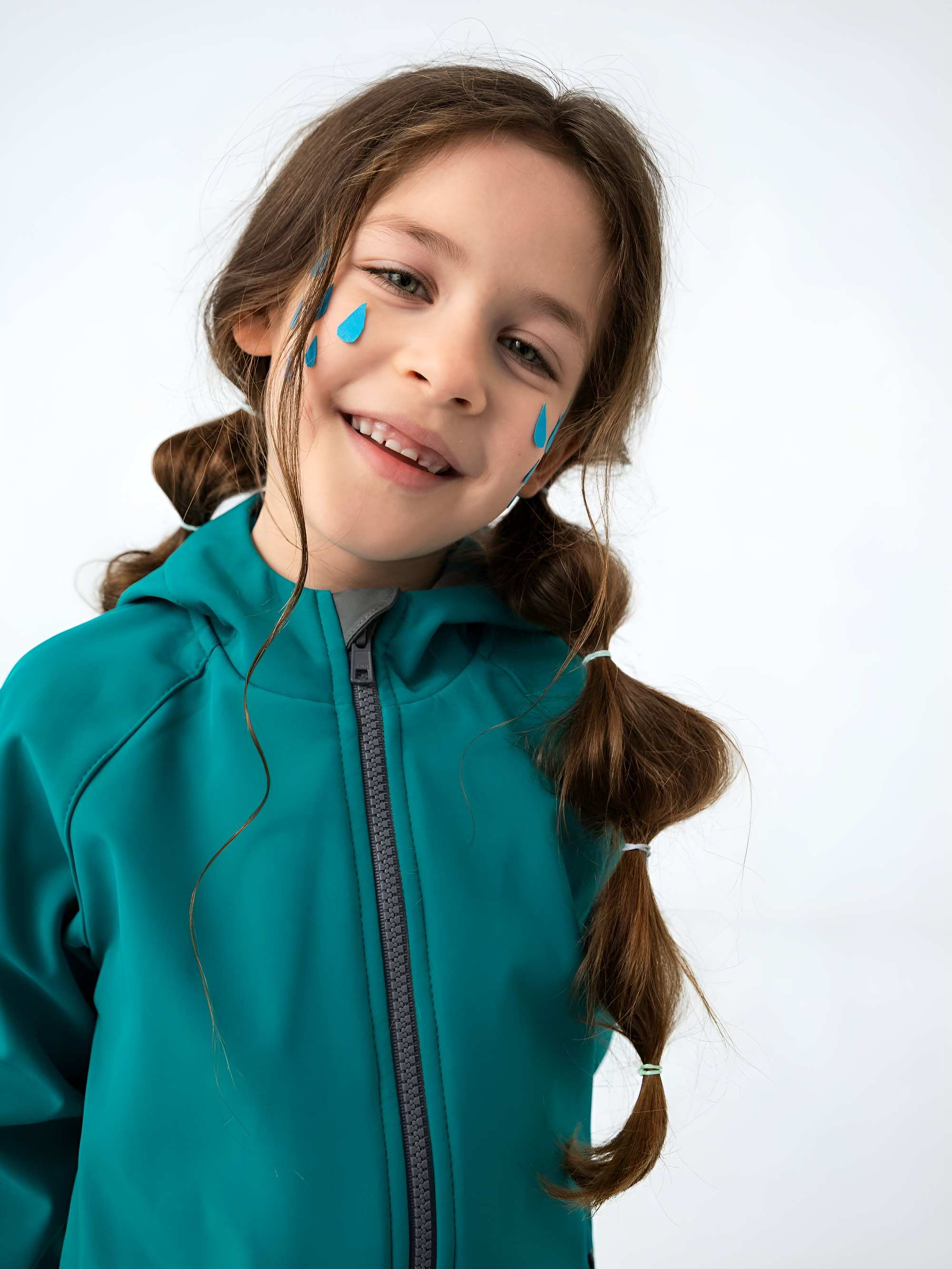 Turkusowa kurtka softshell