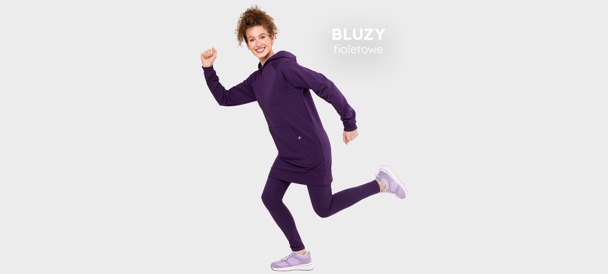 bluza kolor fioletowy