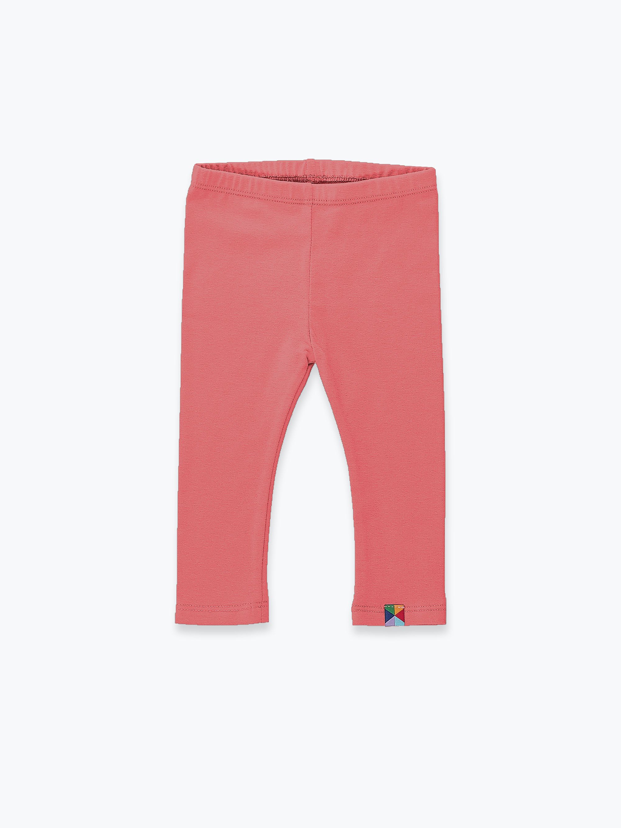 Koralowe legginsy