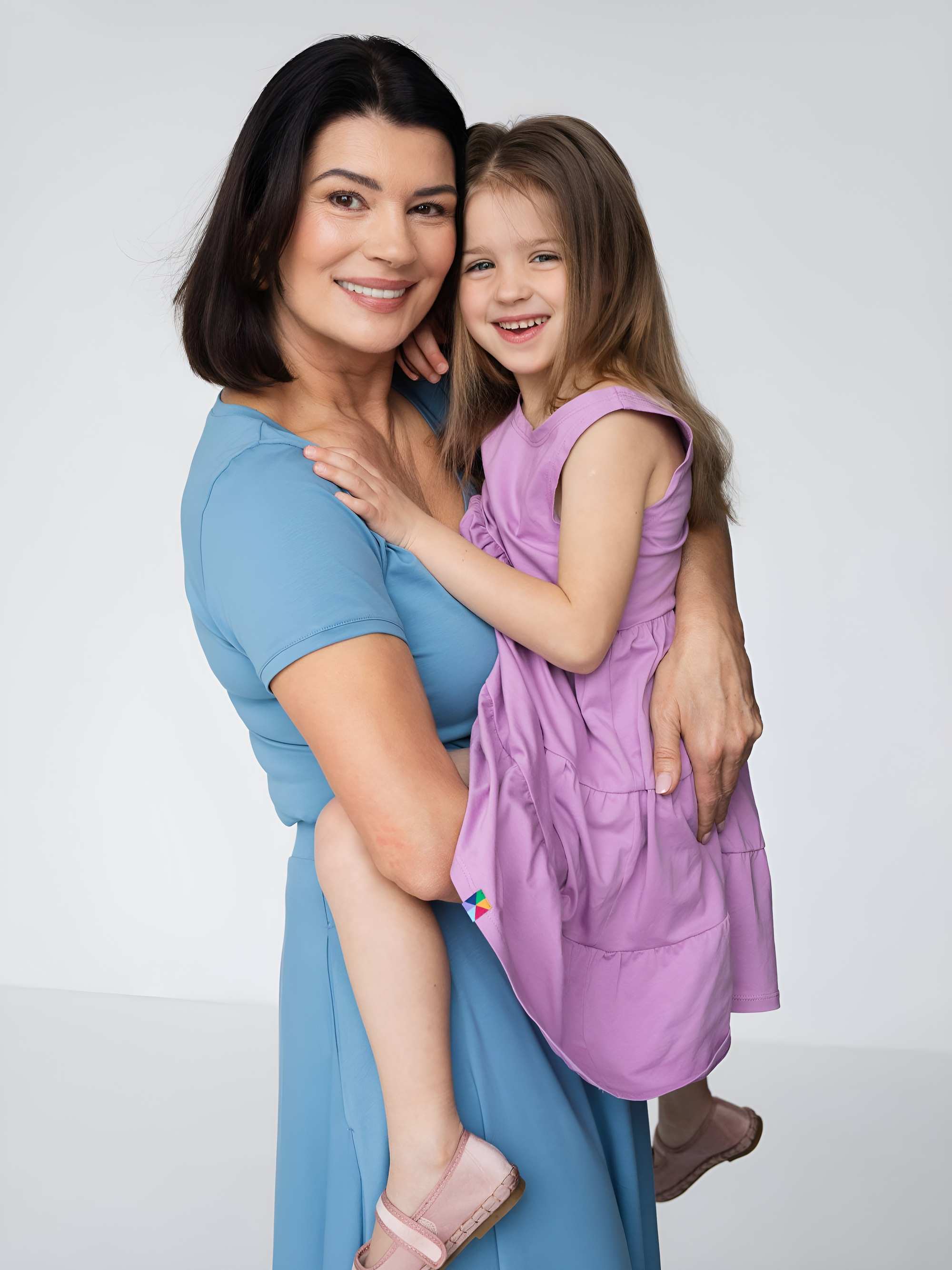 Light purple sleeveless dress