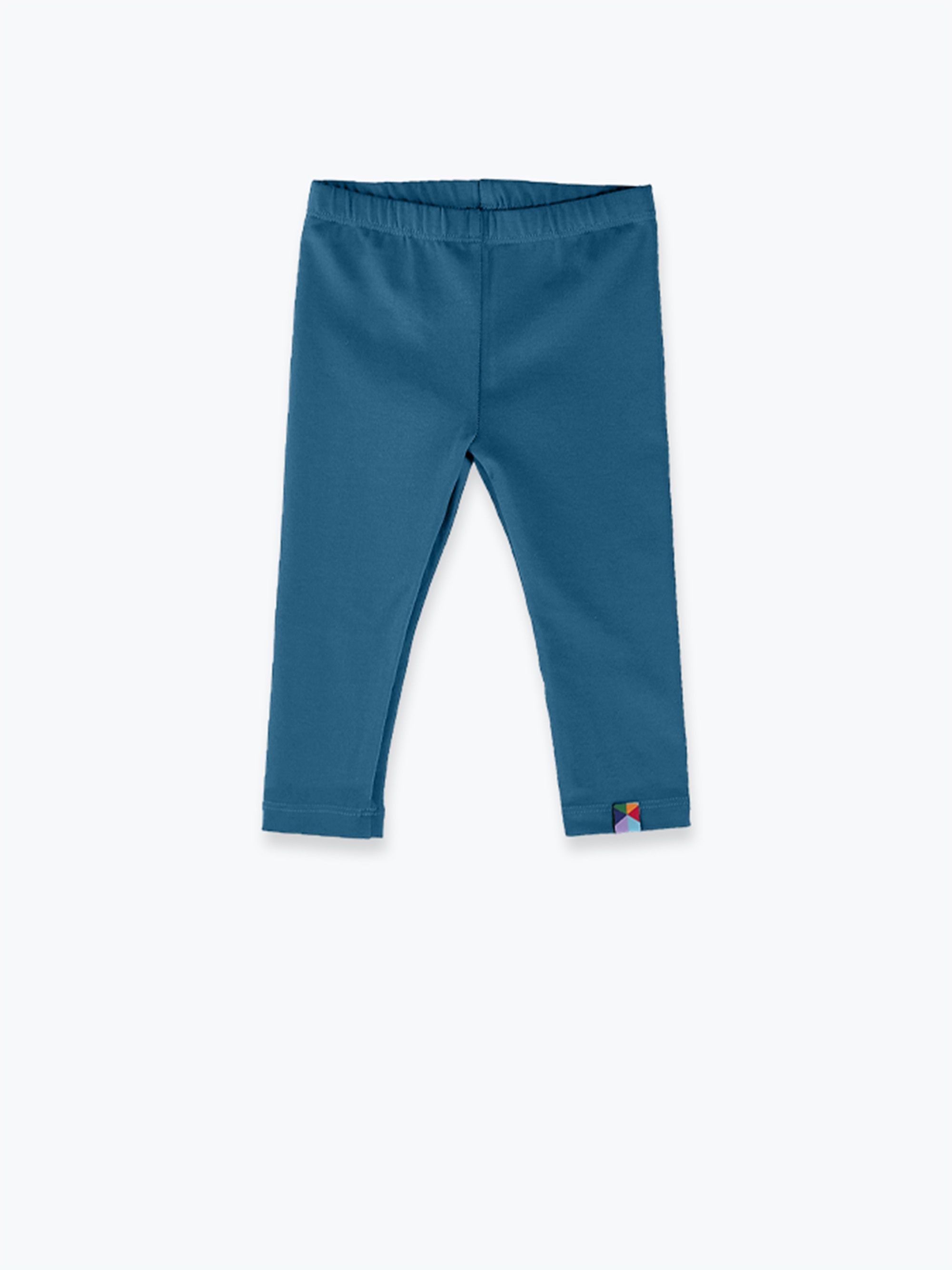 Ciemnoniebieskie legginsy 3/4 Junior