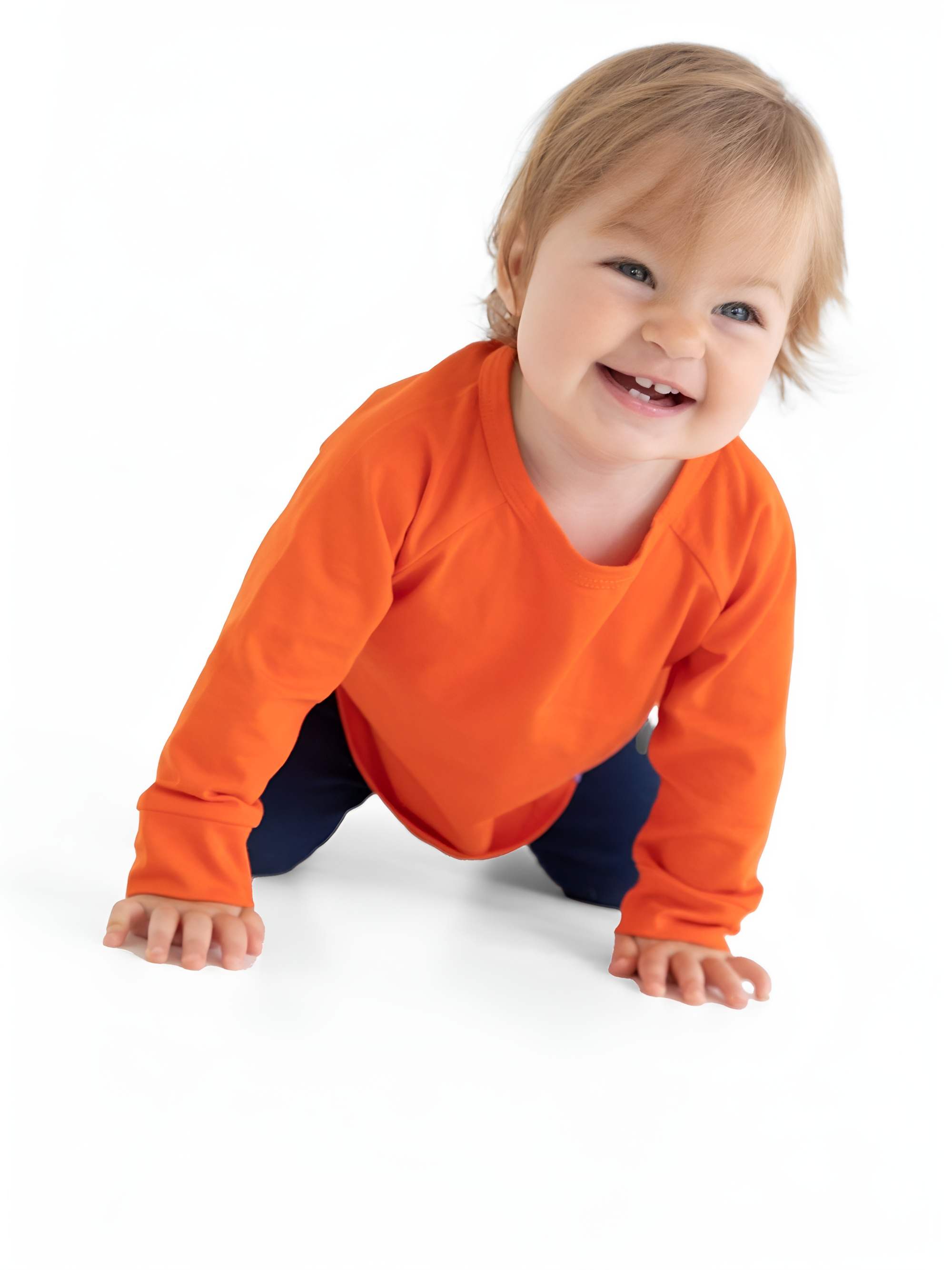 Orange longe sleeve shirt Baby
