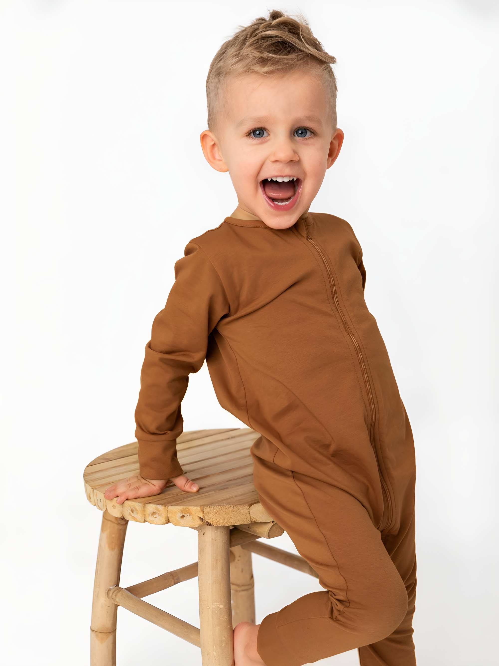 Caramel romper suit