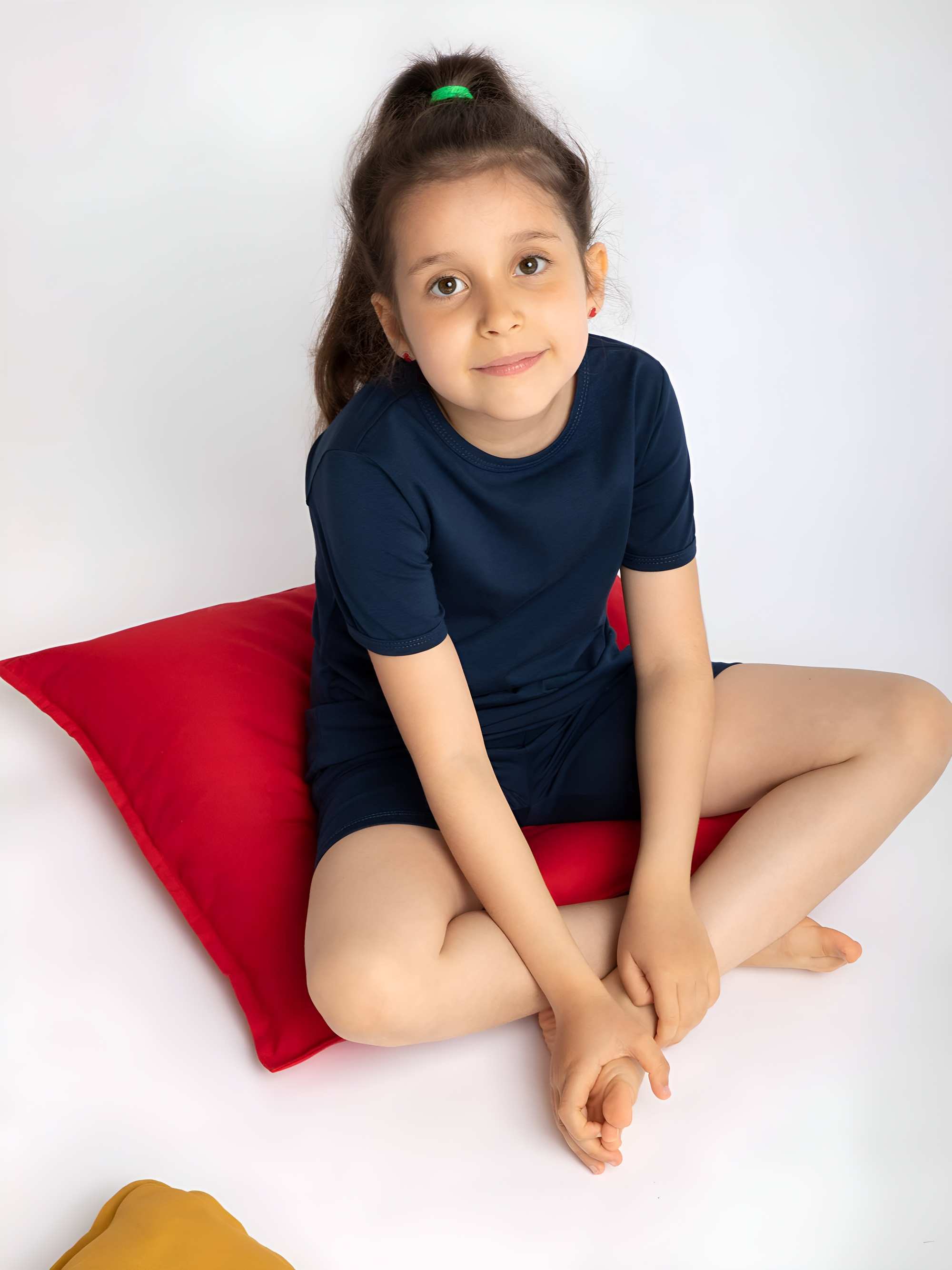 Navy blue short sleeve pyjamas