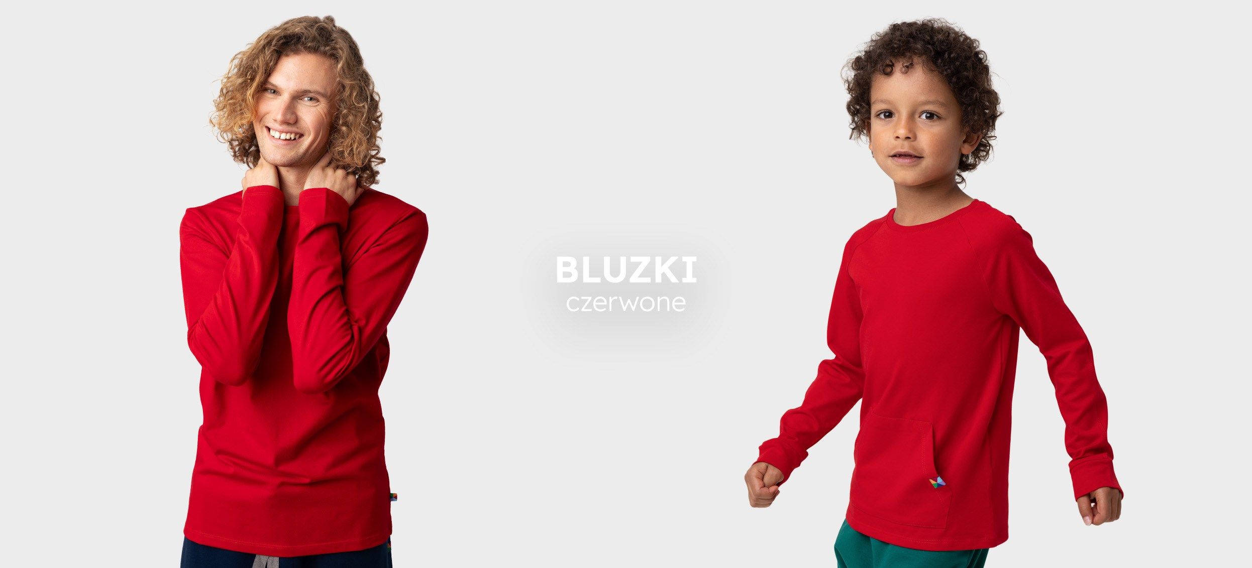 bluzka w kolorze czerwonym