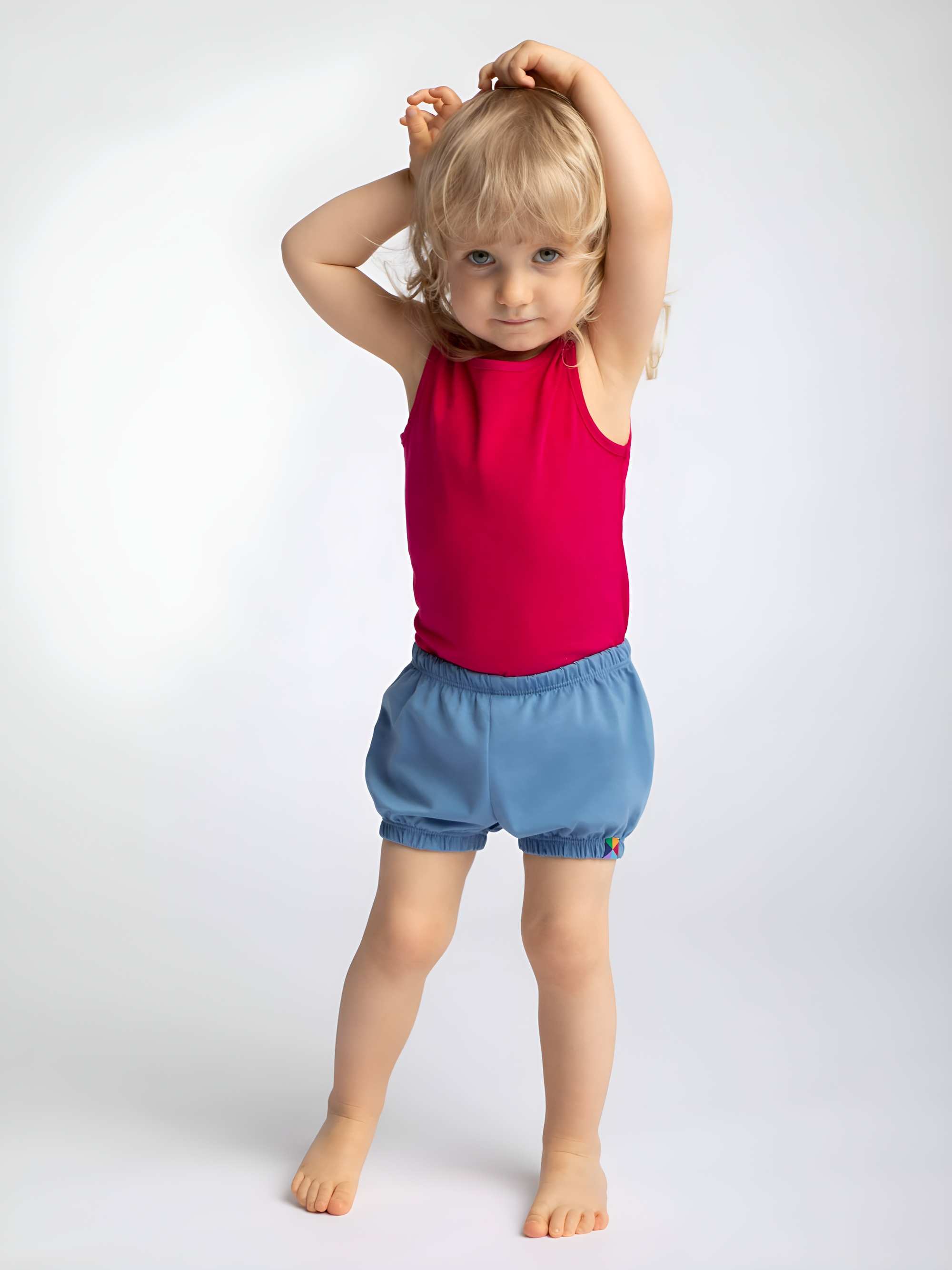 Sky blue bloomers