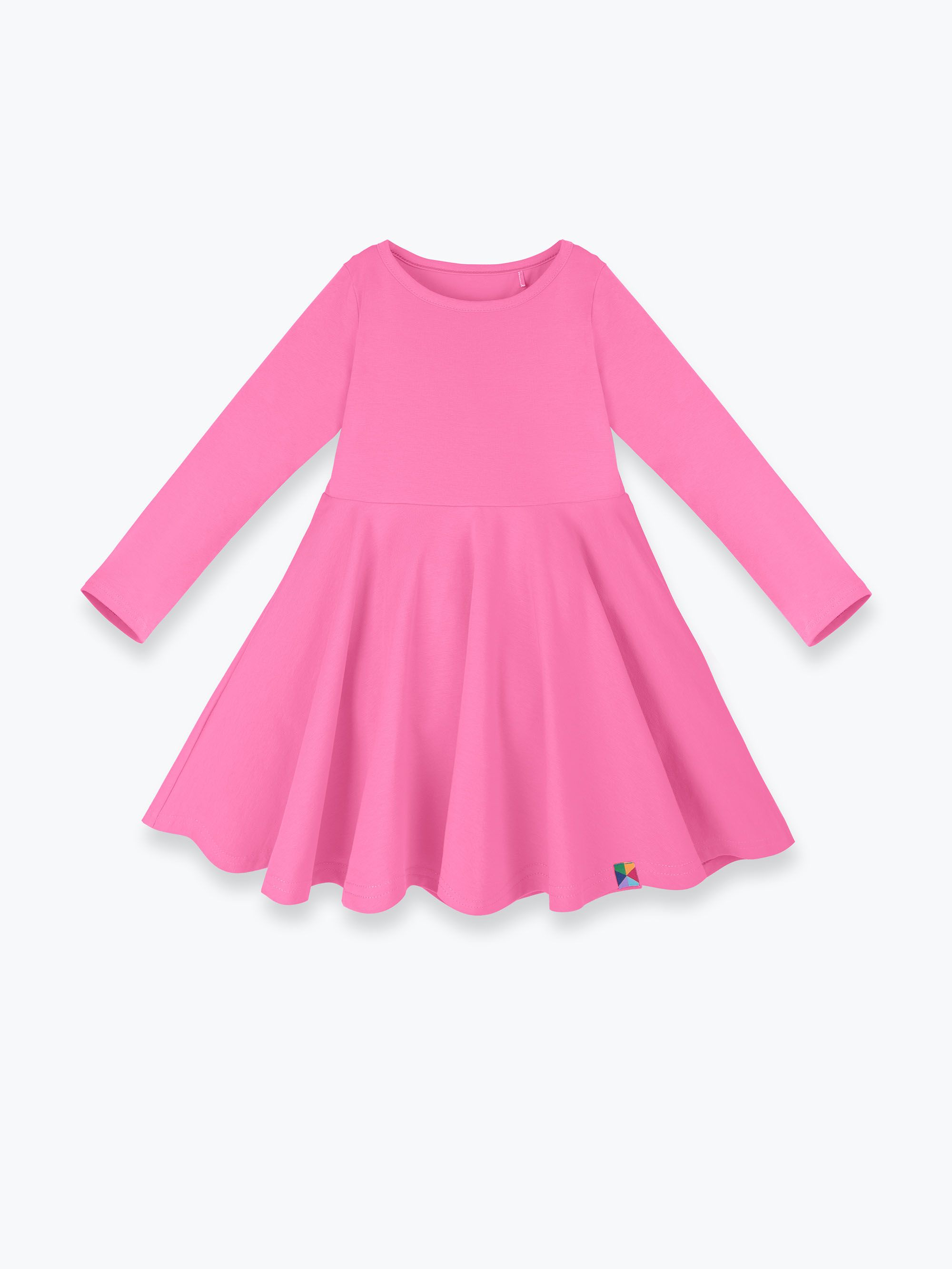 Pastel pink long sleeve dress