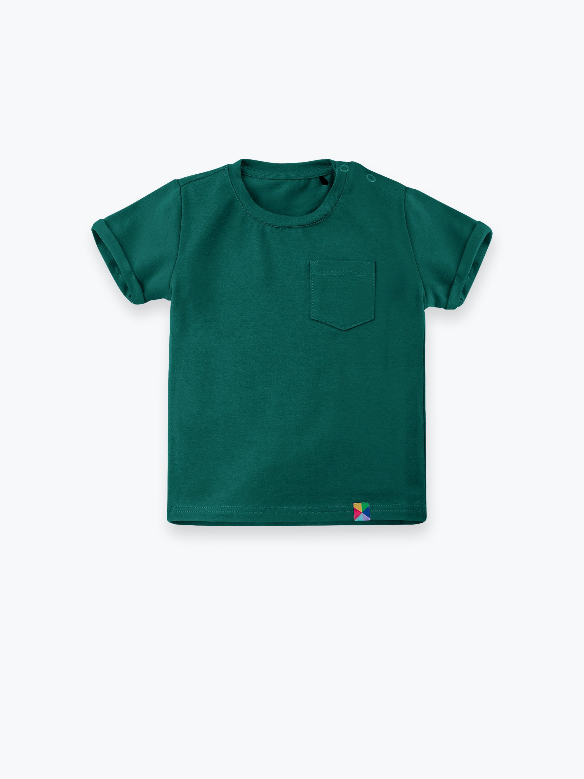 Butelkowozielony T-shirt