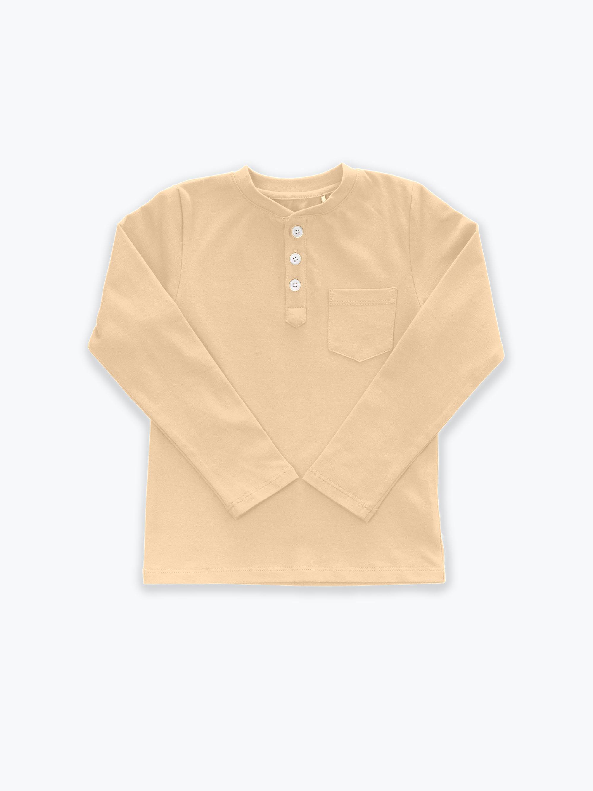 Beżowa koszulka henley