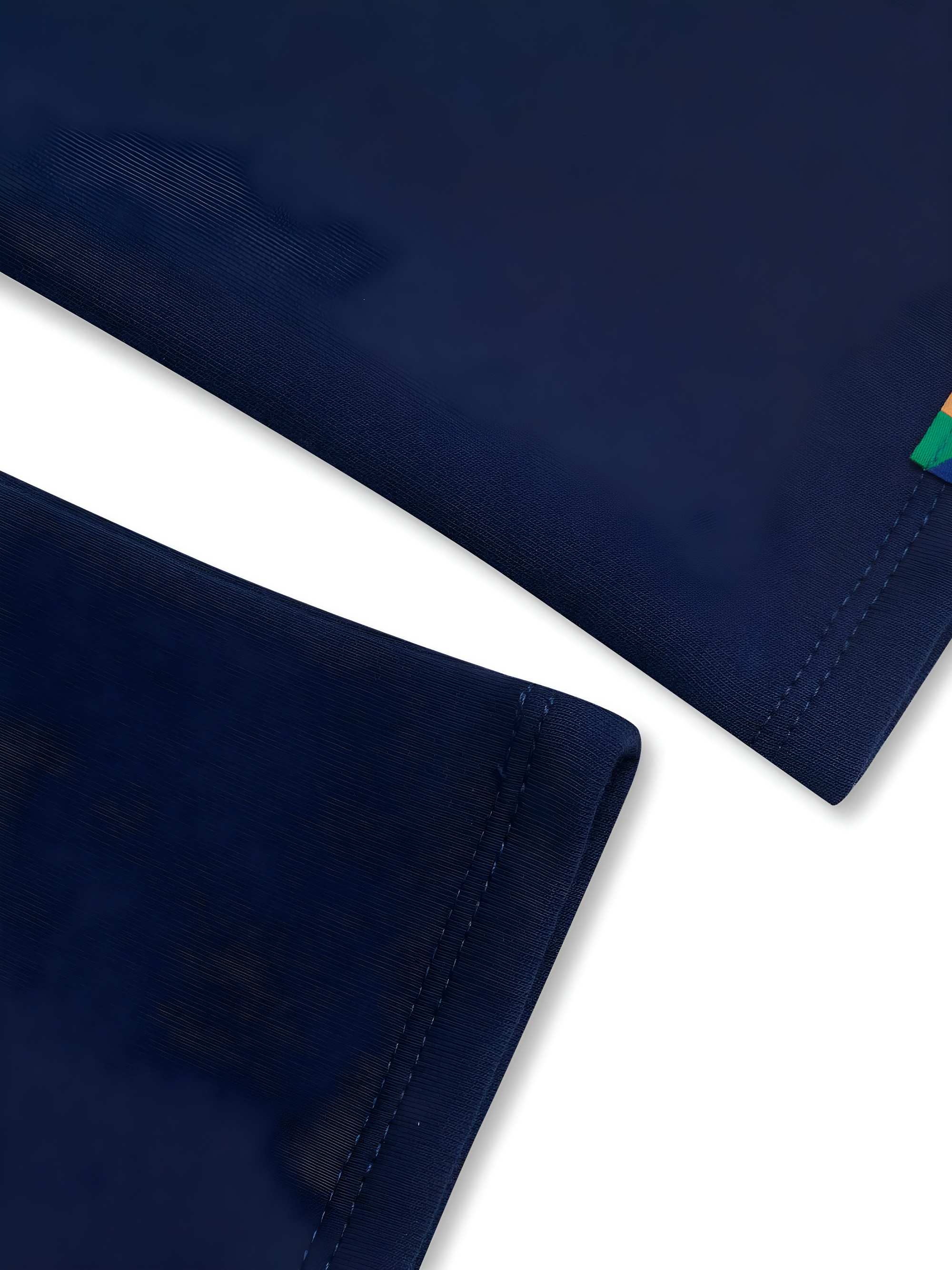 Granatowe legginsy z meszkiem Junior