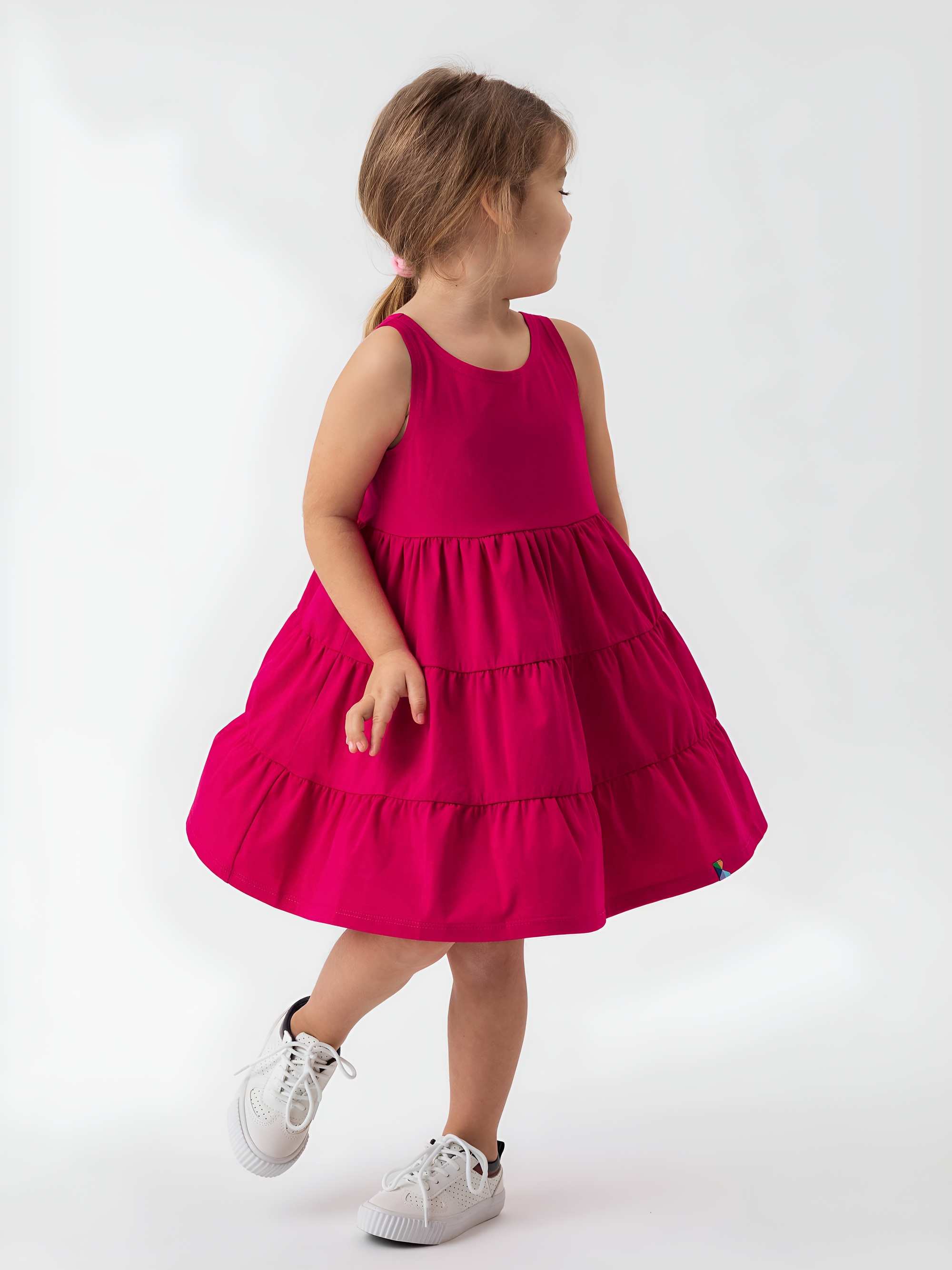 Pink sleeveless dress