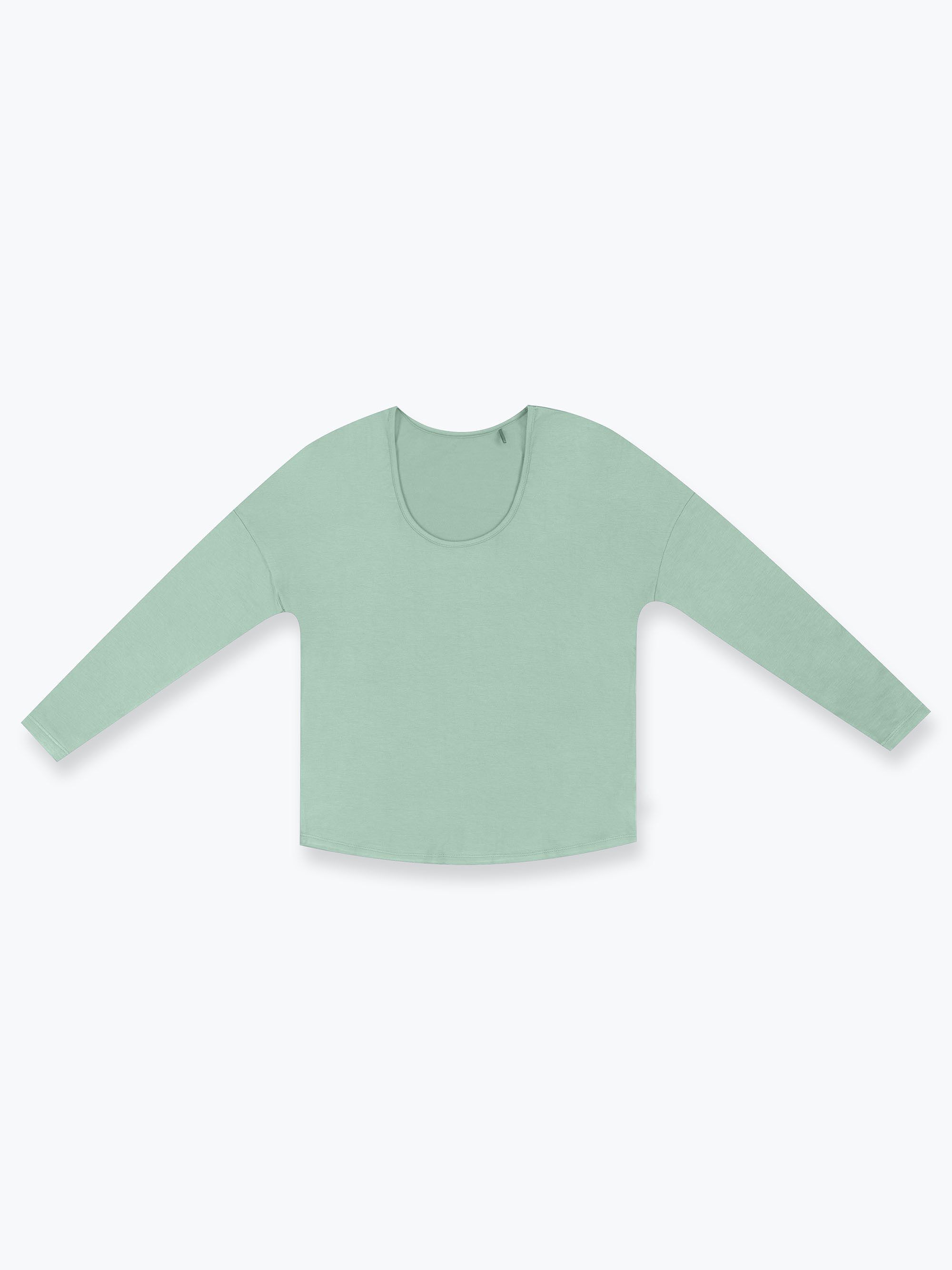 Celadon long sleeve pajama top Women