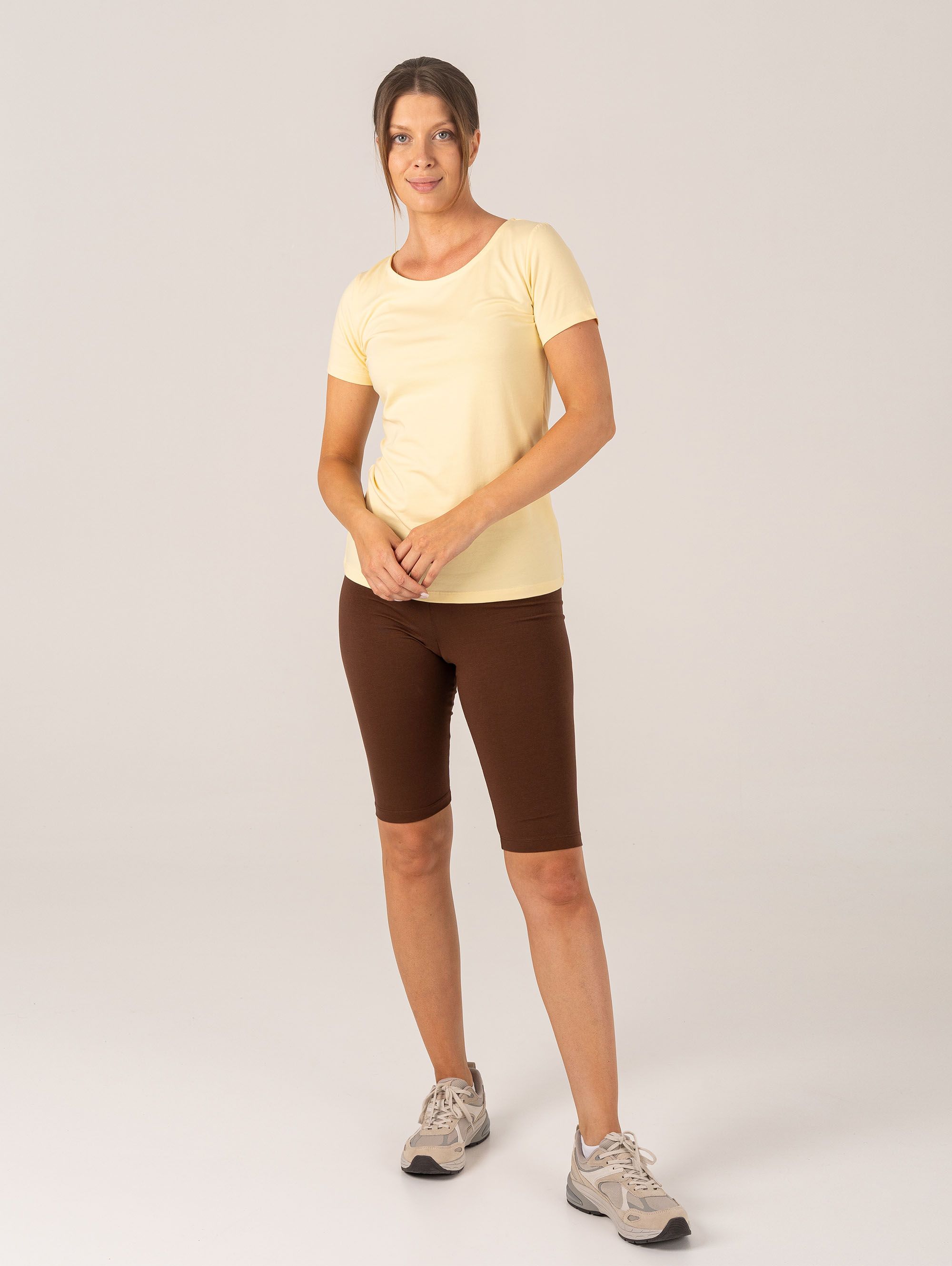 Brown cycling shorts Women