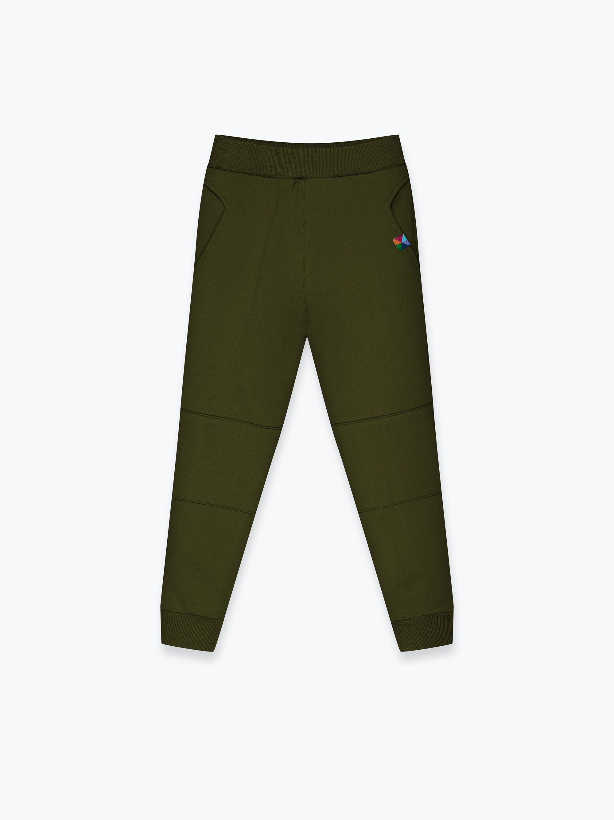 Khaki spodnie ze wzmocnieniem
