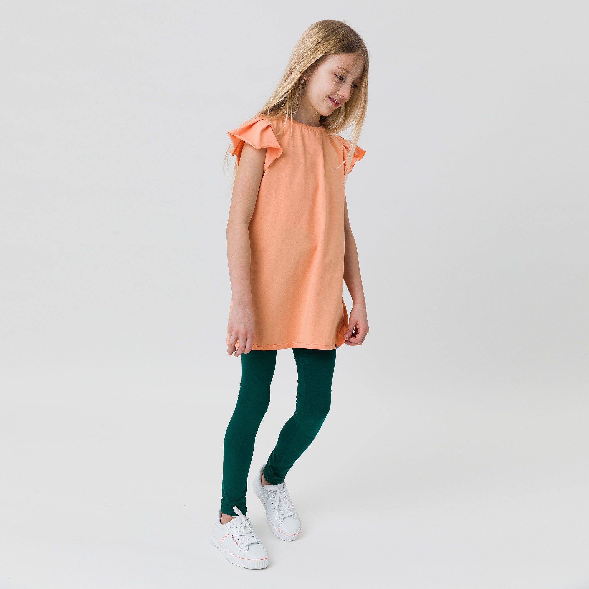 Butelkowozielone legginsy