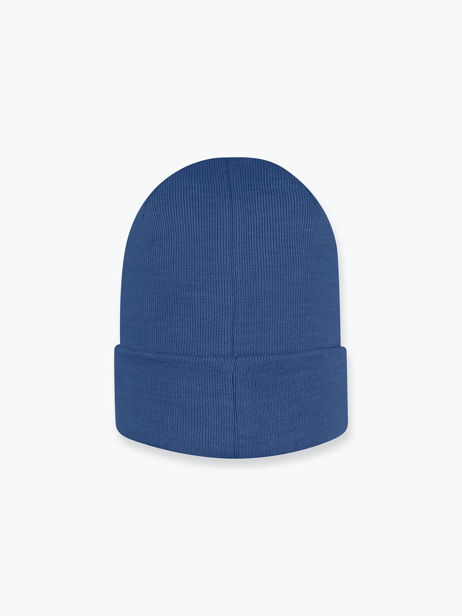 Navy melange Fine knit merino wool beanie