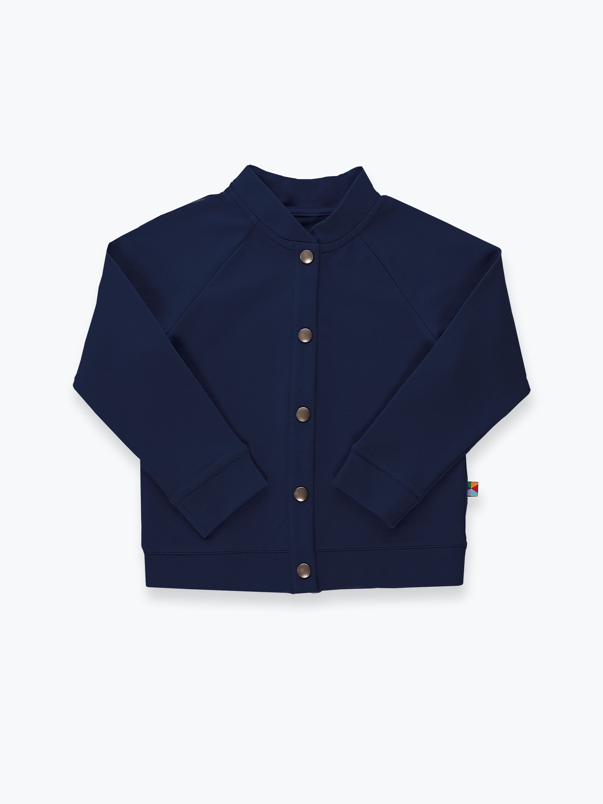 Granatowa bluza bomber