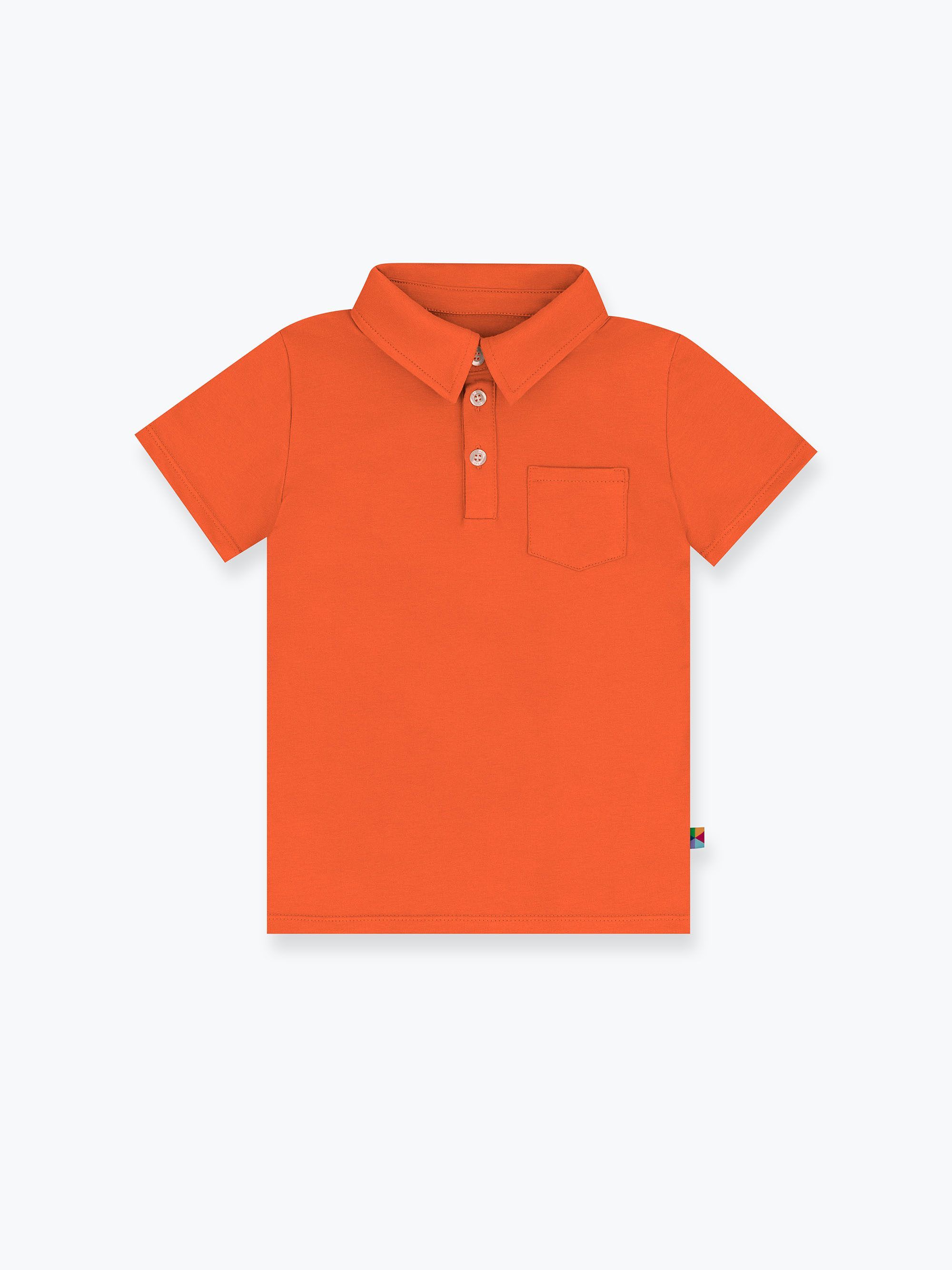Pomarańczowa koszulka polo
