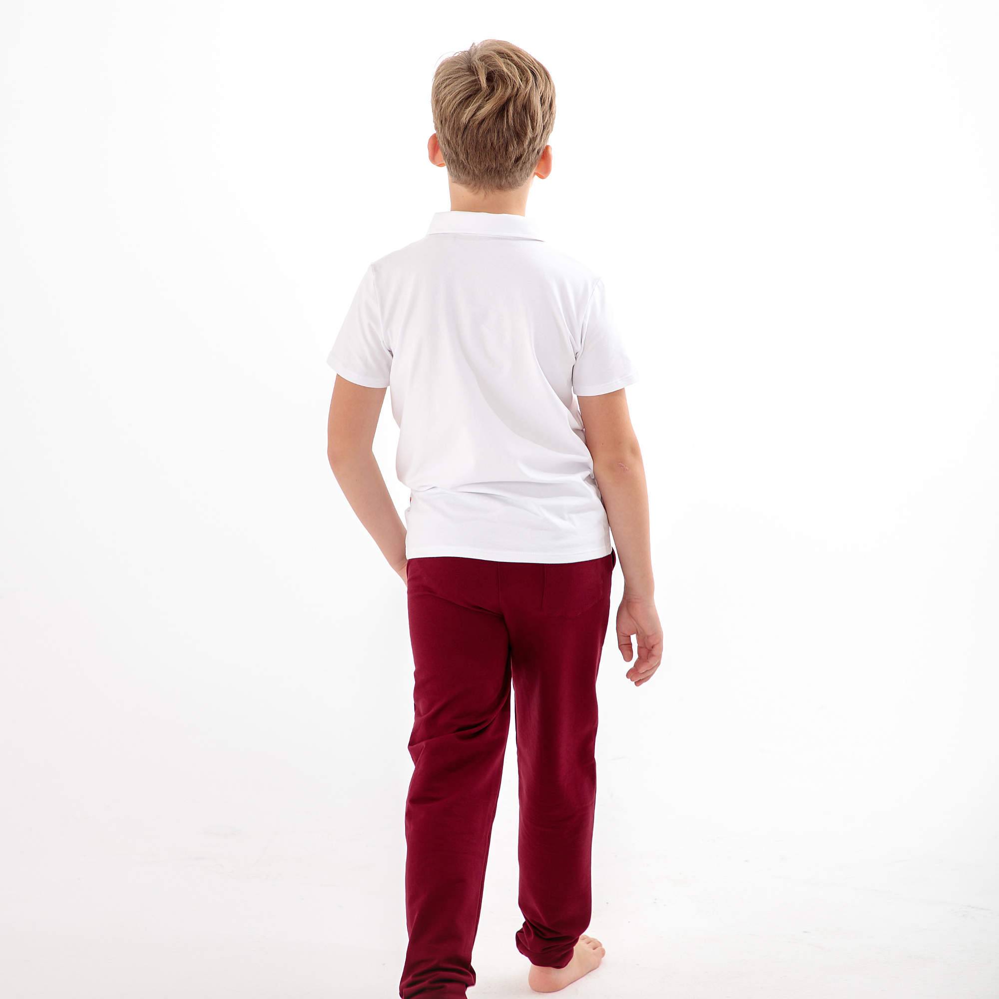 Biała koszulka polo Junior