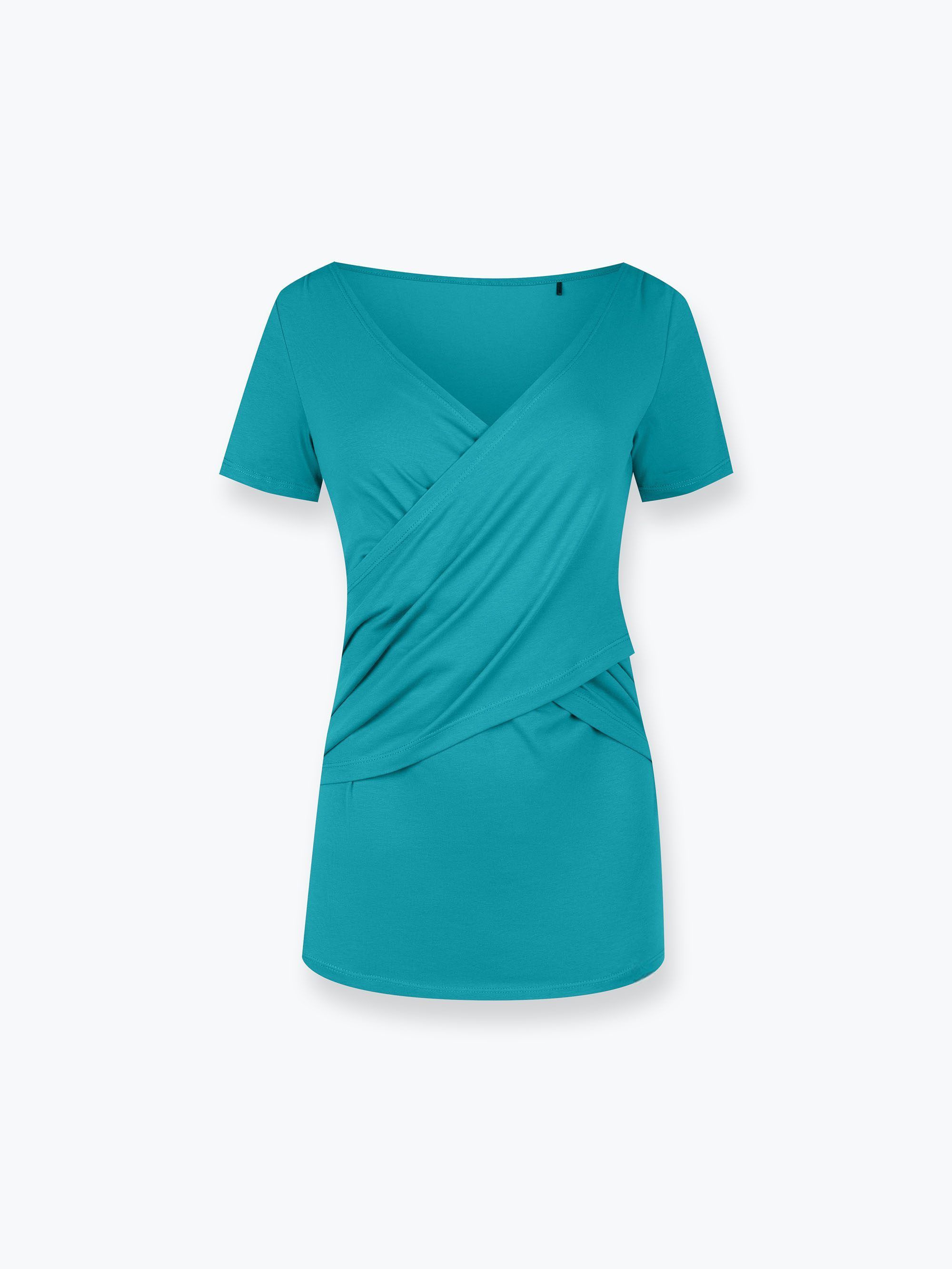 Turkusowa bluzka do karmienia