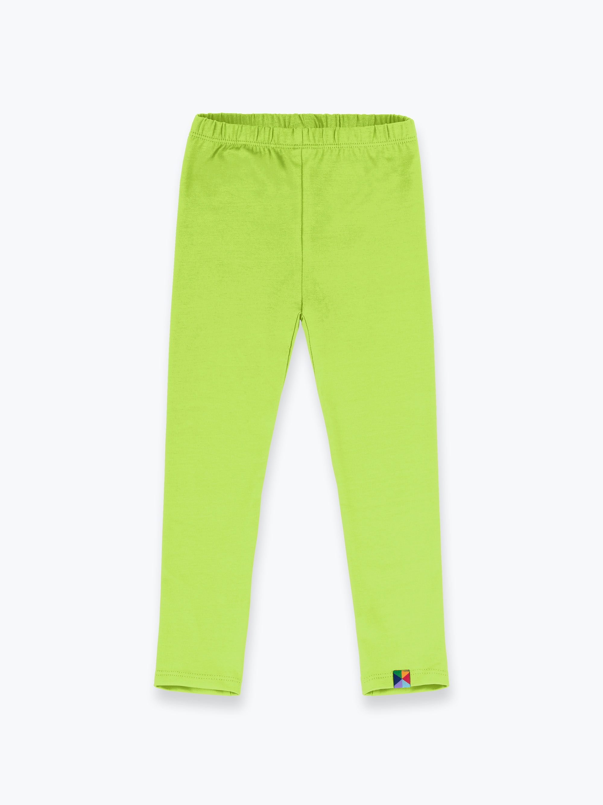 Limonkowe legginsy