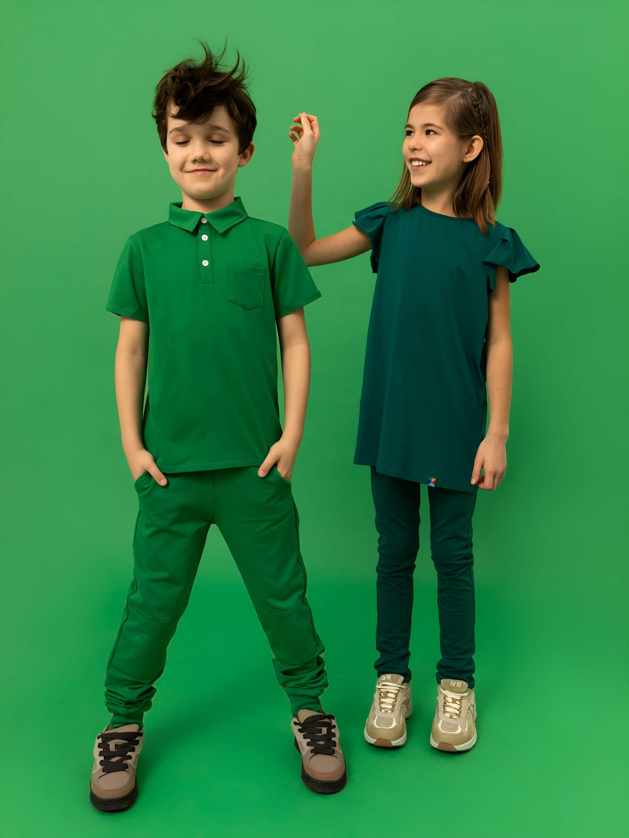 Zielona koszulka polo