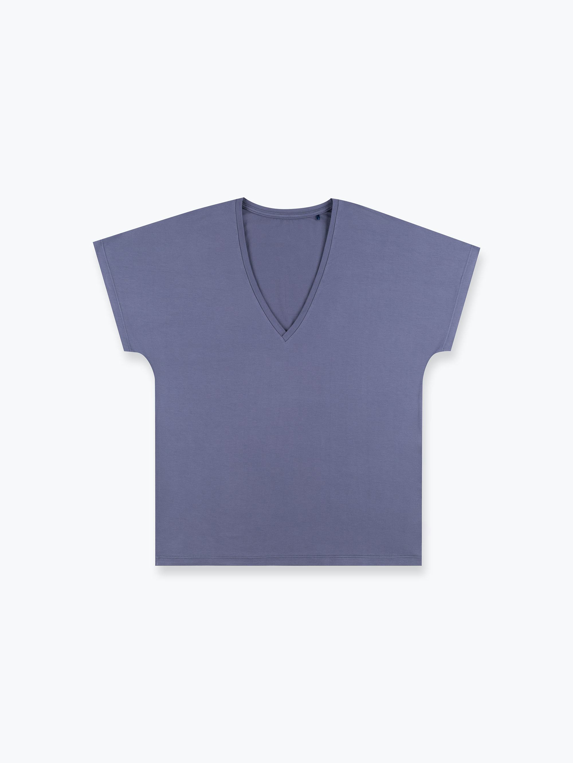 Indigo short sleeve pajama top Women