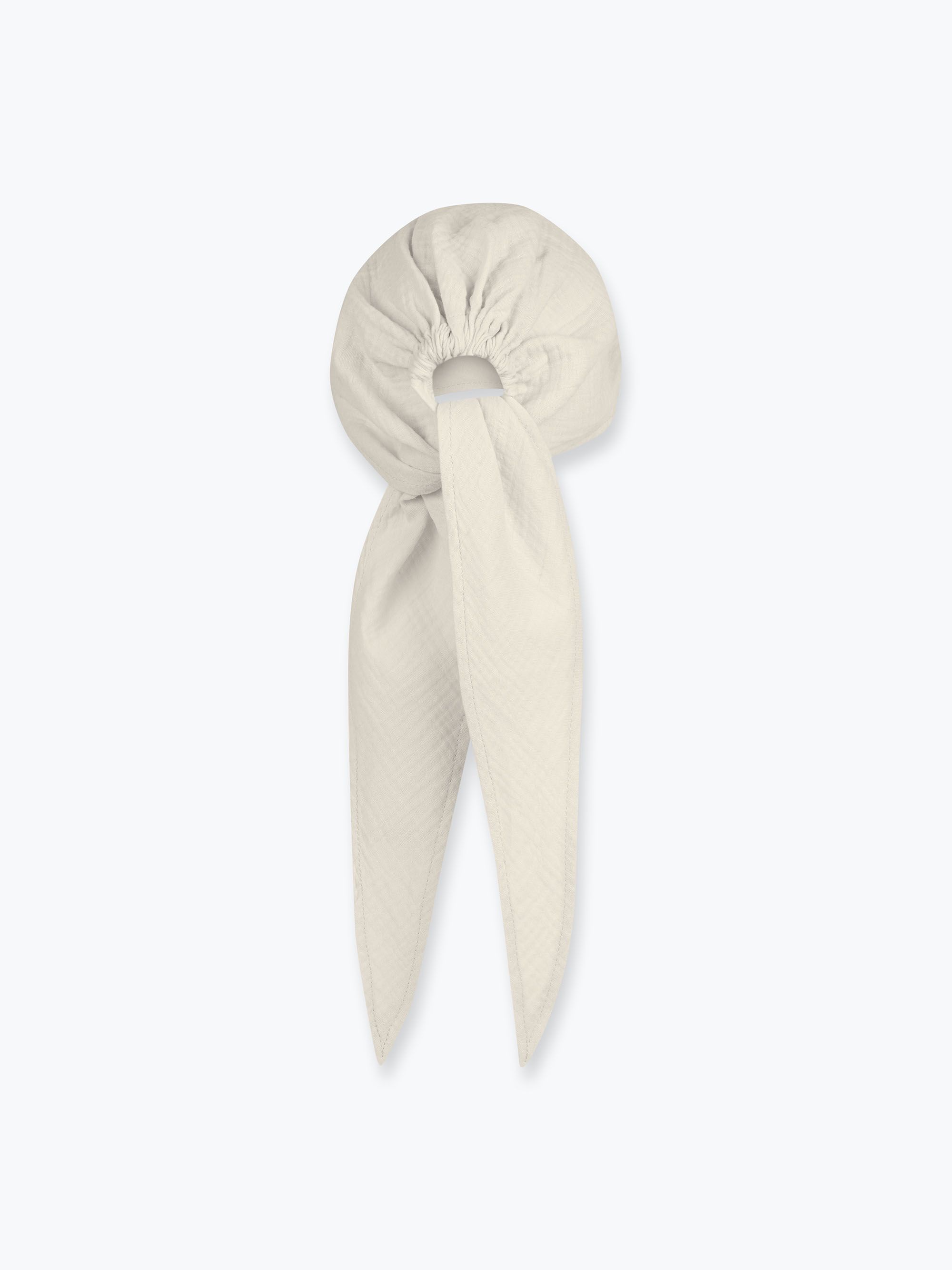 Ecru bandana muślinowa