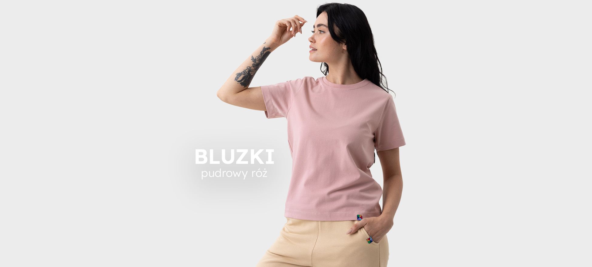 pudroworóżowe bluzki