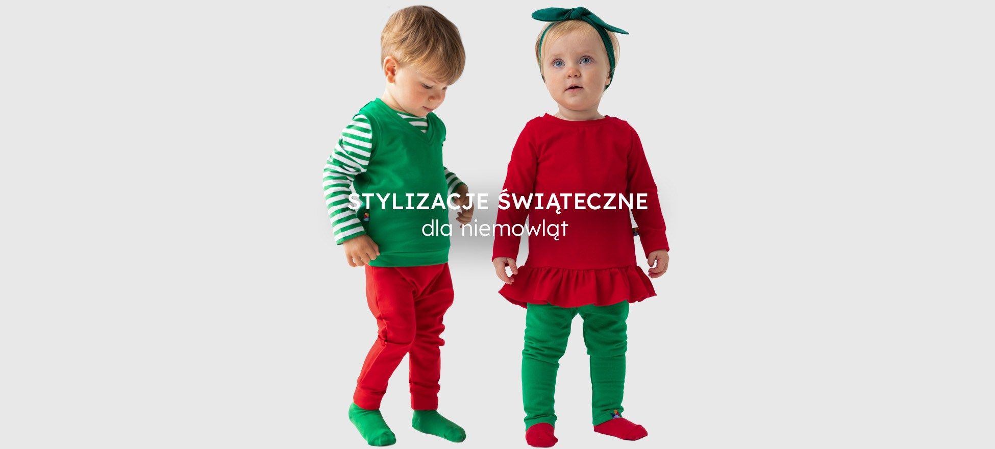 świąteczne stylizacje niemowlak