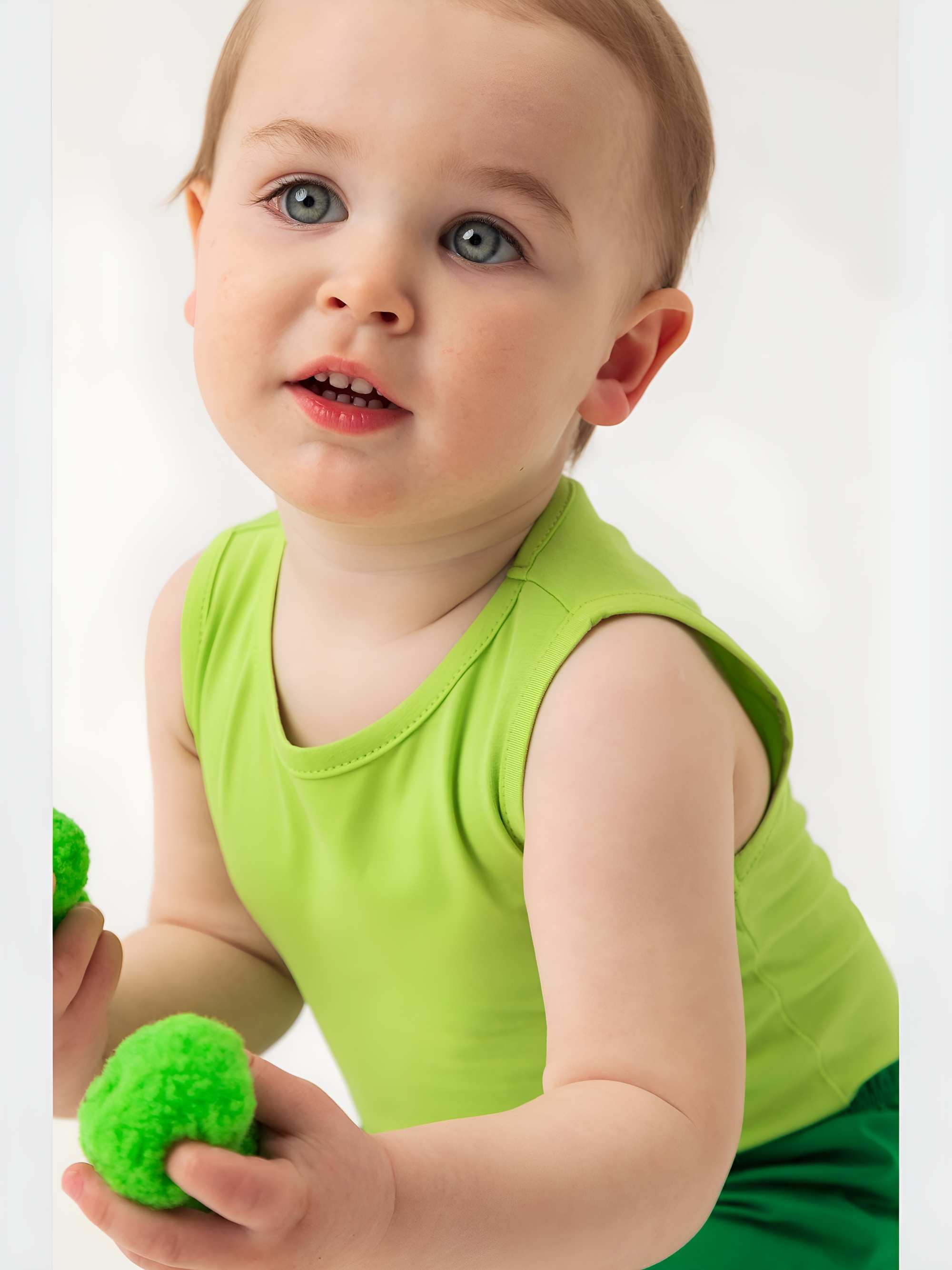 Limonkowe body bez rękawów