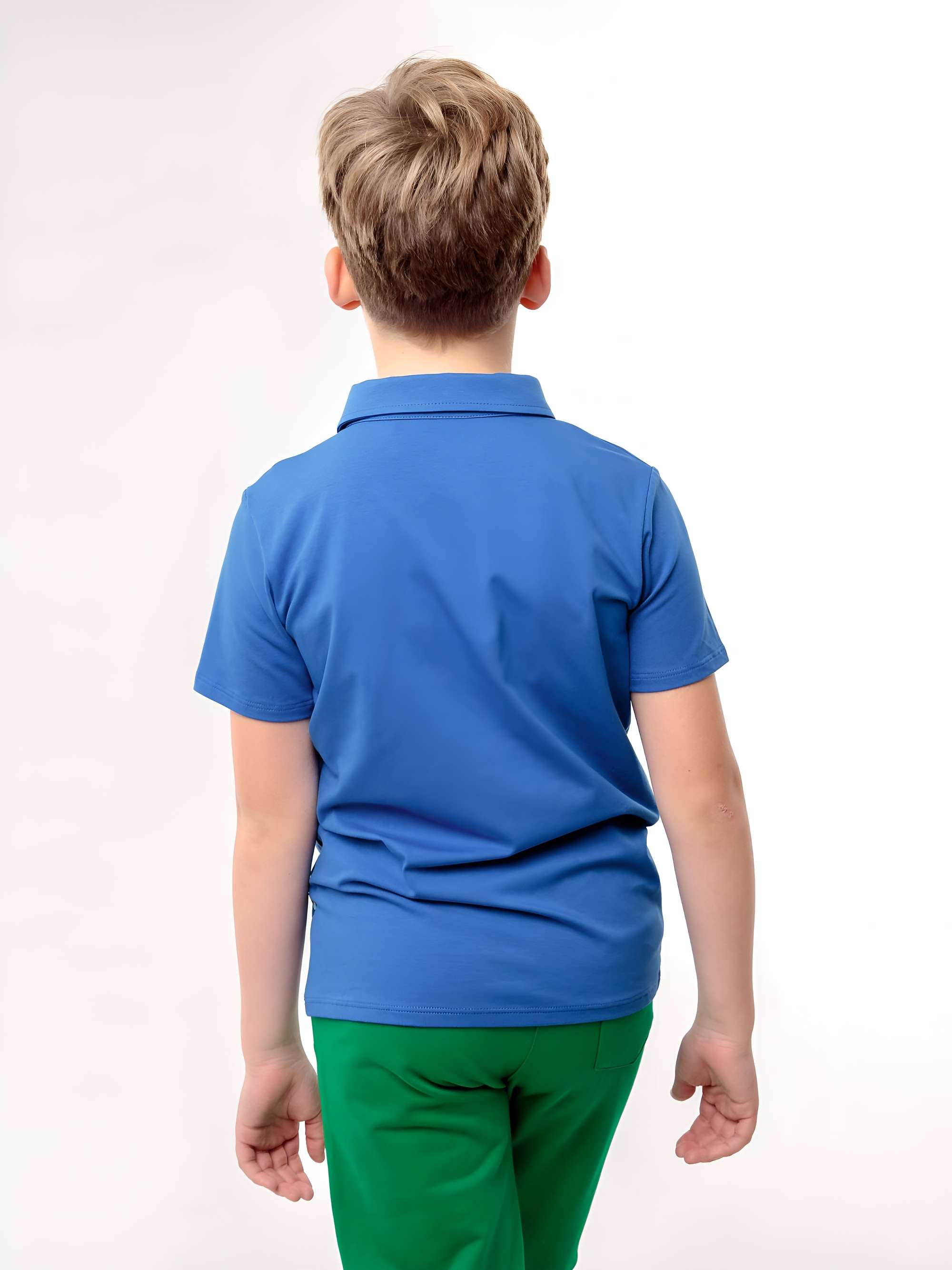 Niebieska koszulka polo Junior