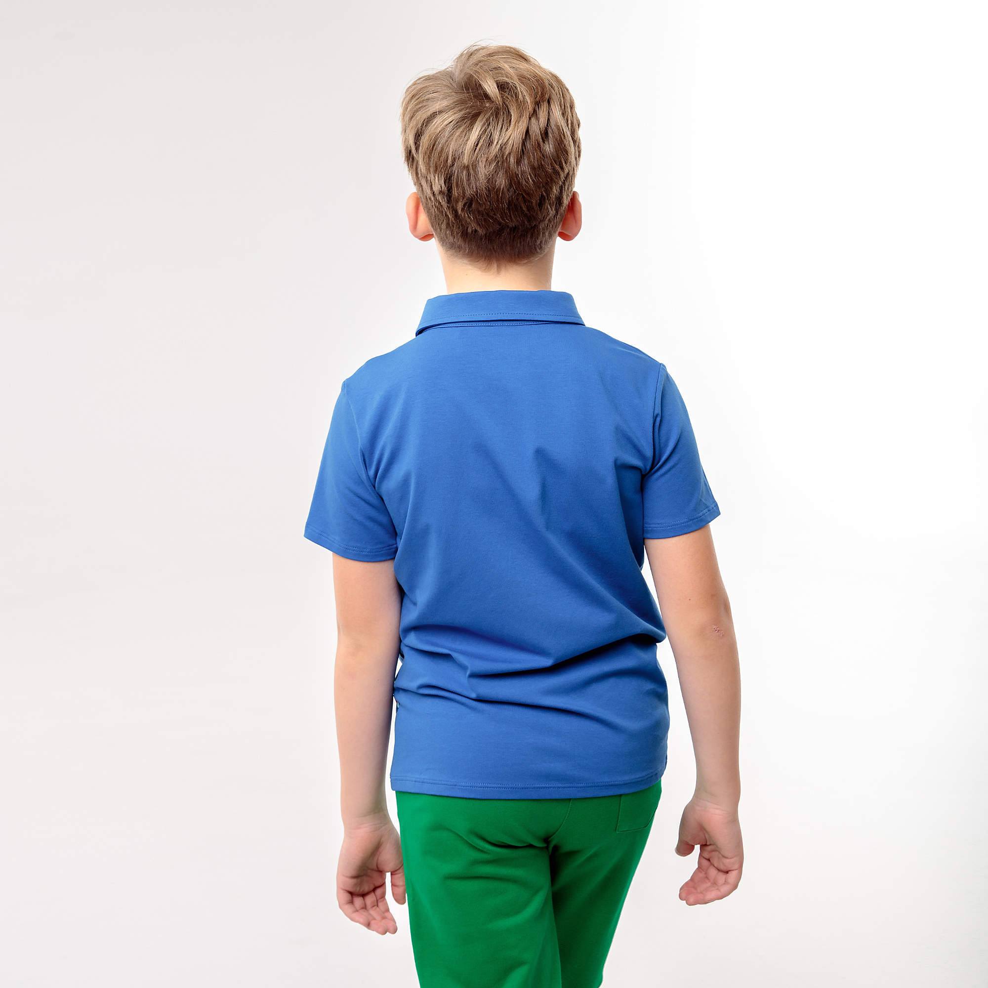 Niebieska koszulka polo Junior