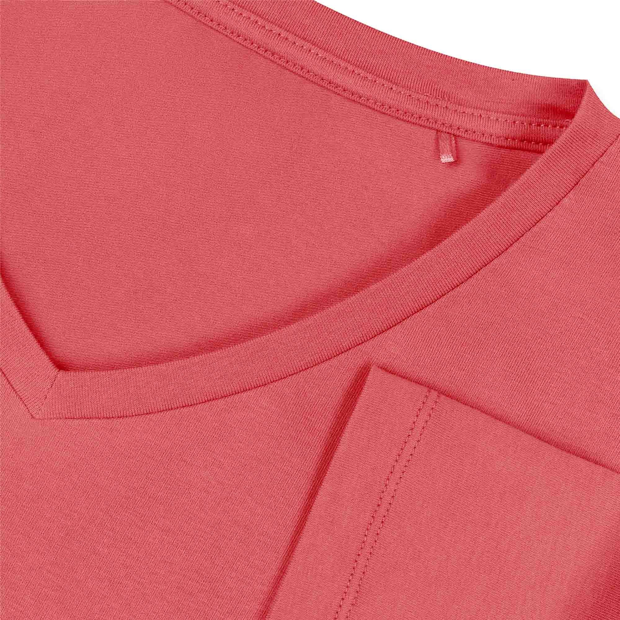 Koralowy t-shirt w serek męski