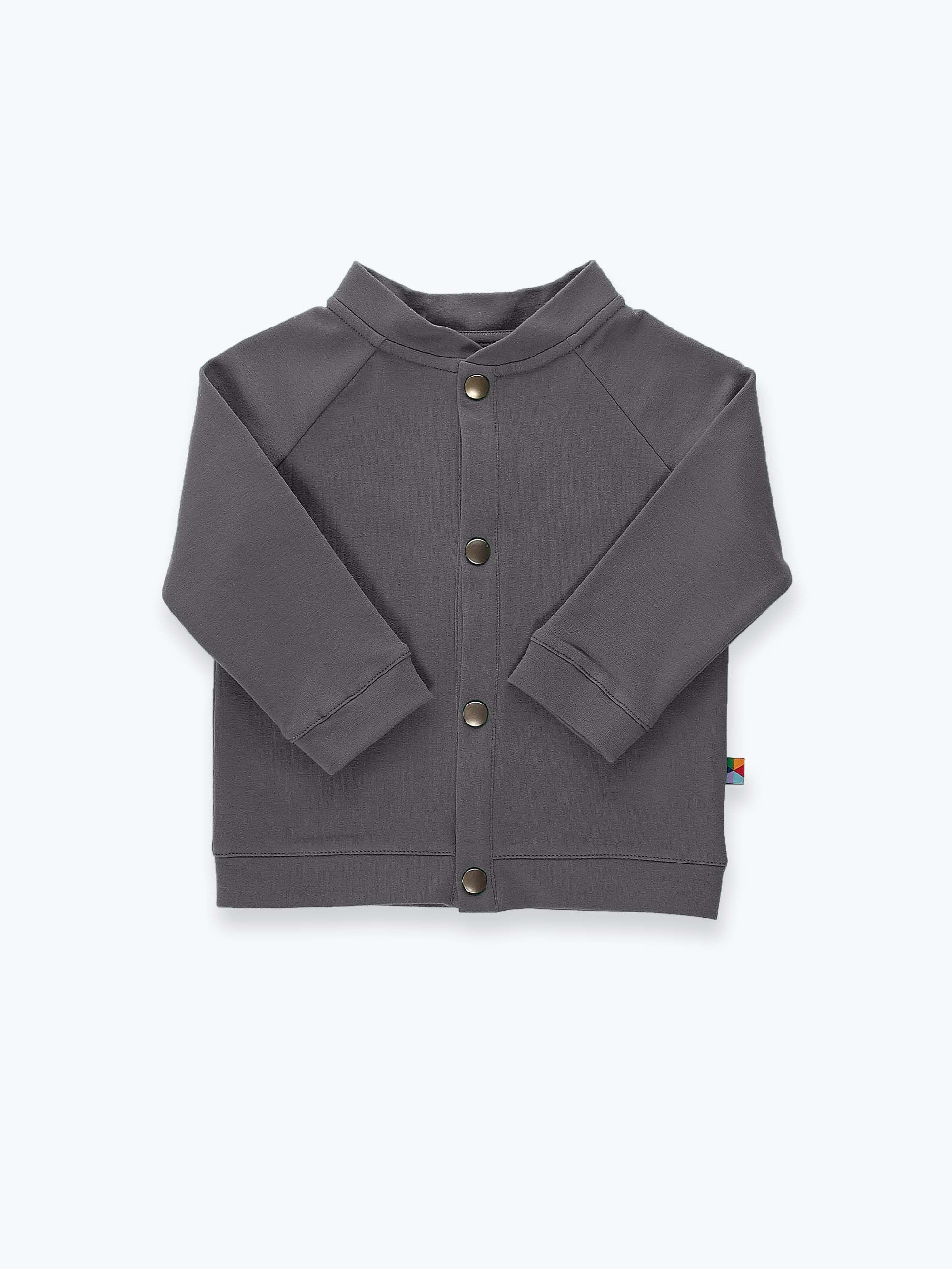 Grafitowa bluza bomber