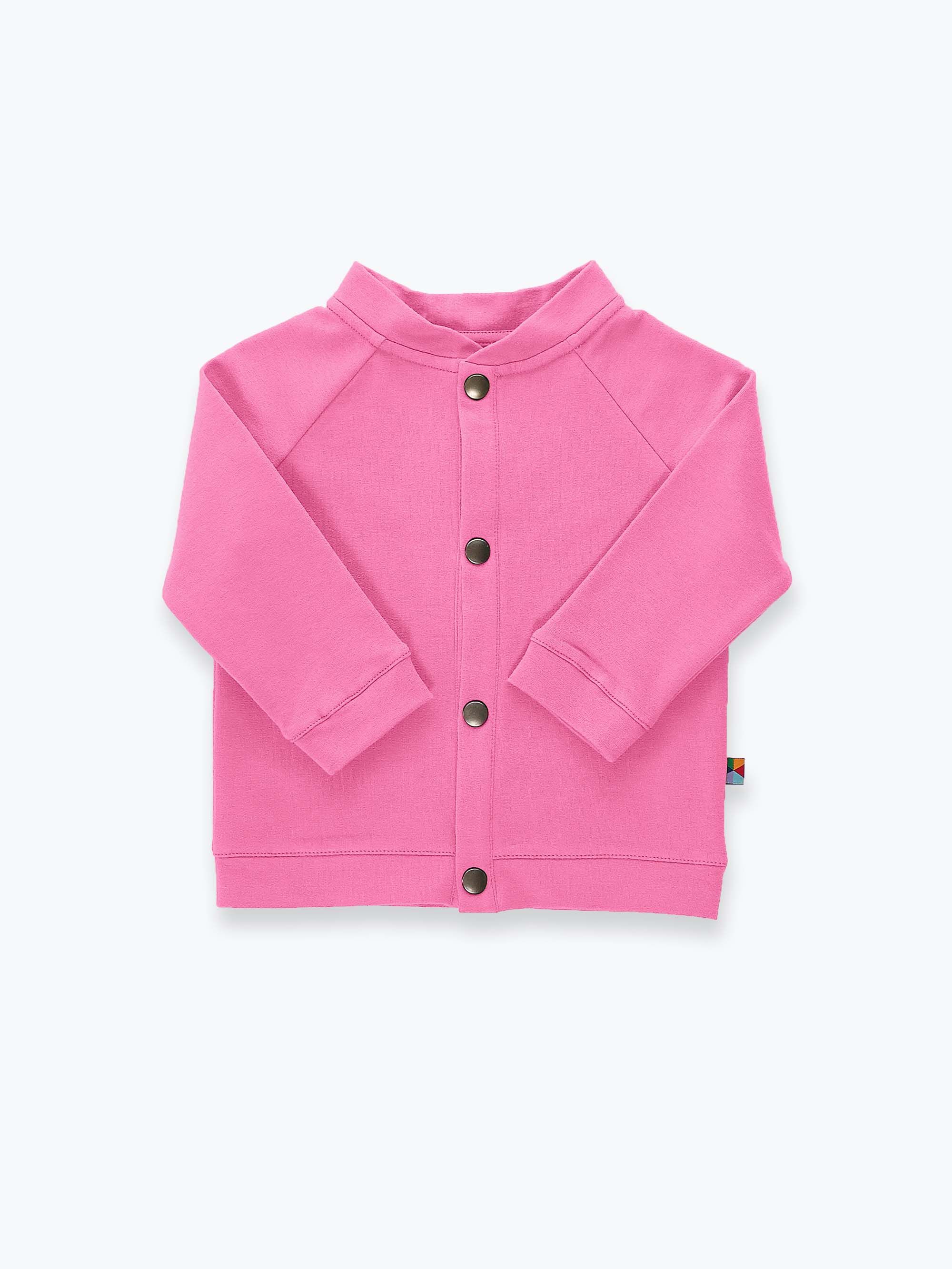 Pasteloworóżowa bluza bomber niemowlęca