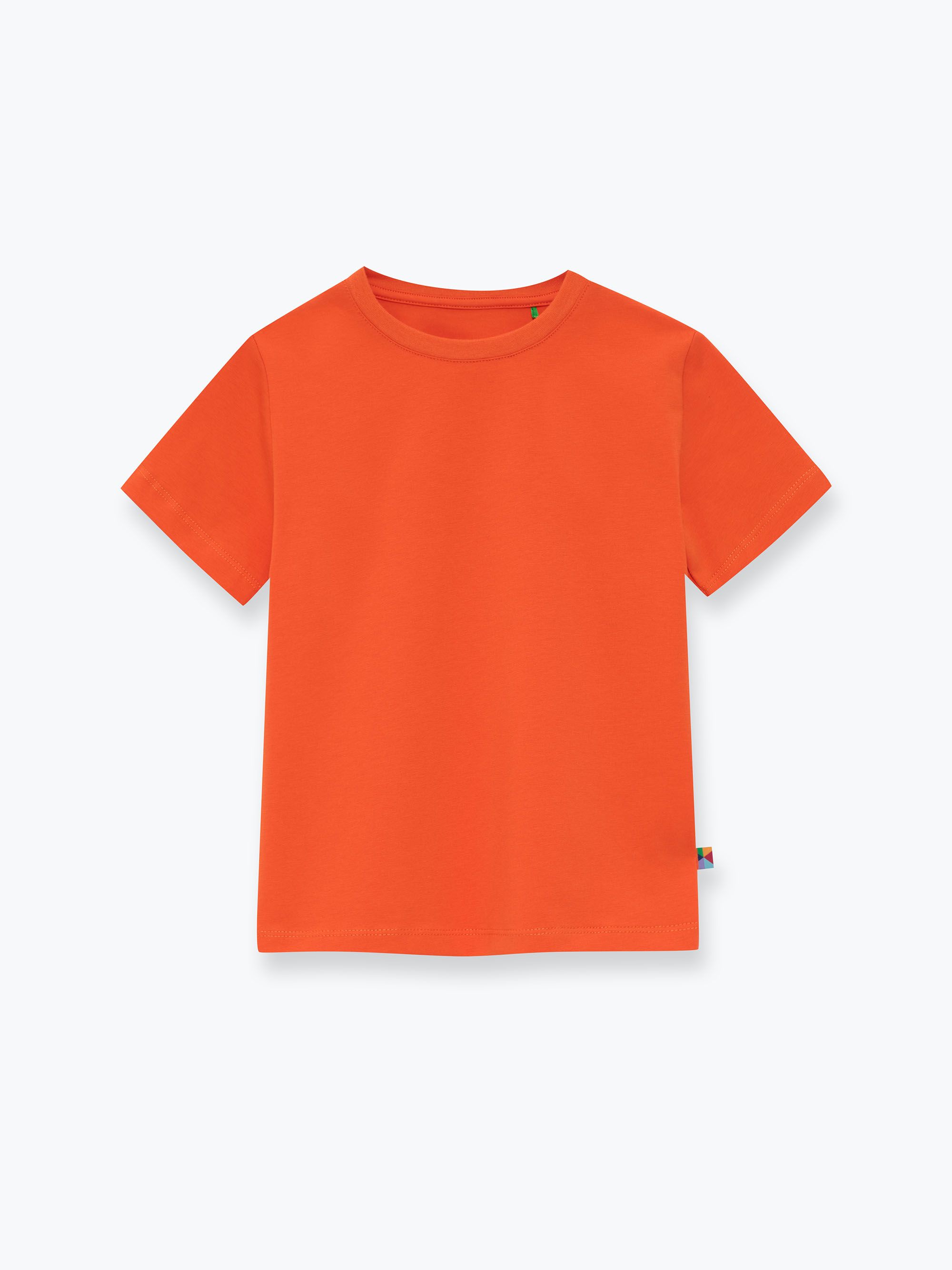Pomarańczowy T-shirt ze ściągaczem Junior