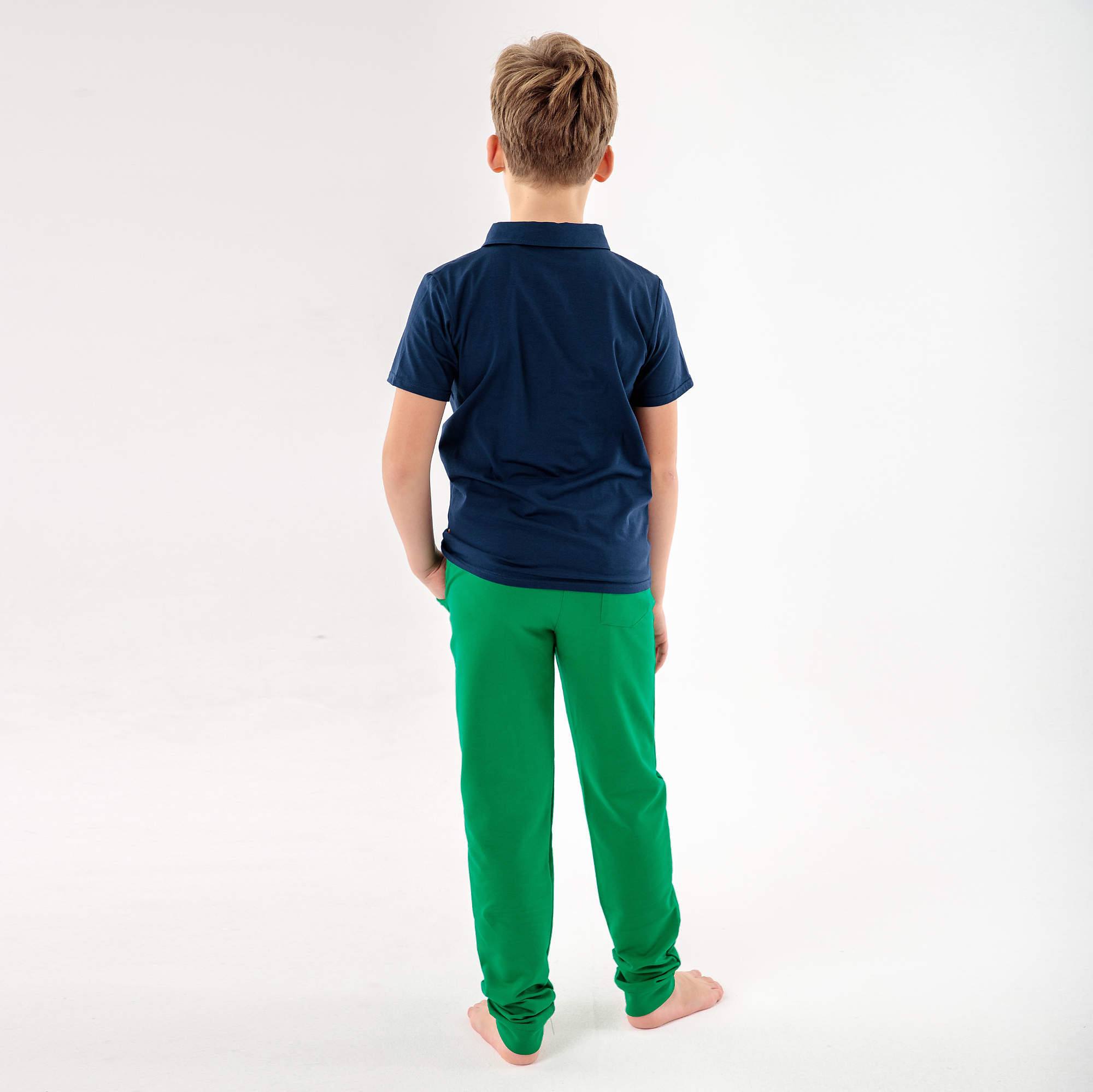 Granatowa koszulka polo Junior