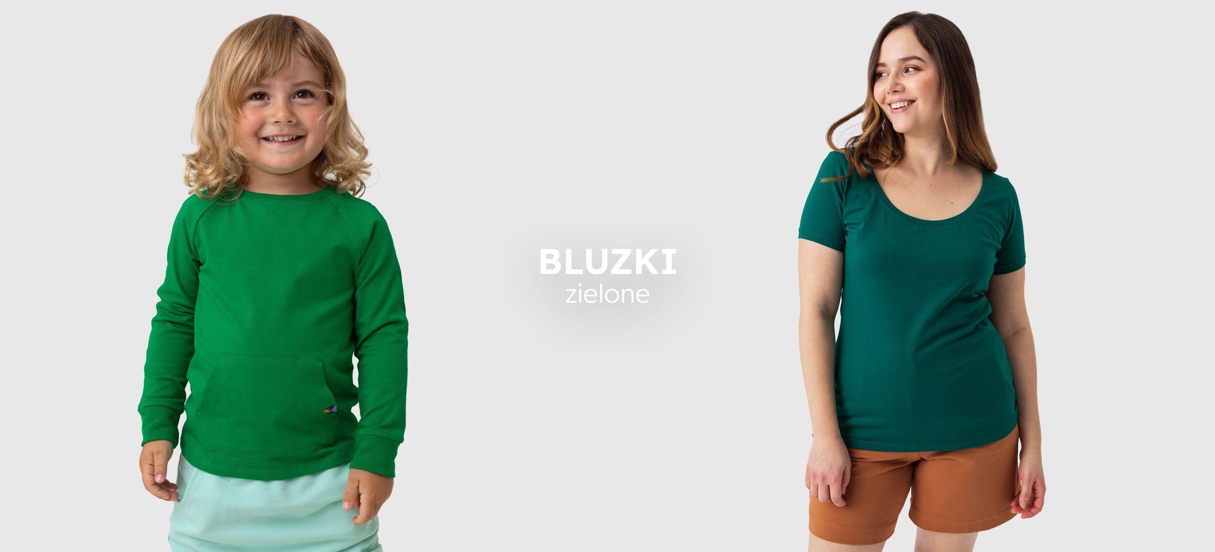 zielony bluzka