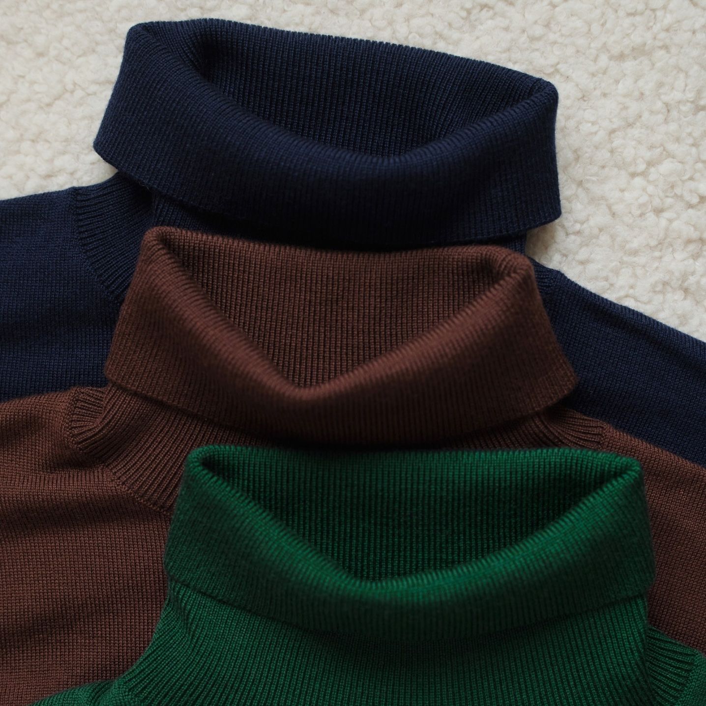 Męskie golfy 100% merino