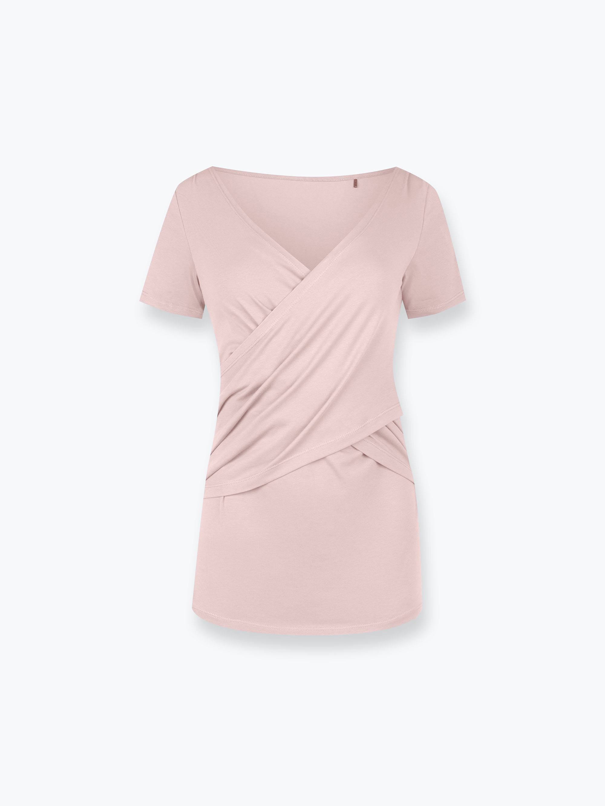 Light pink nursing blouse
