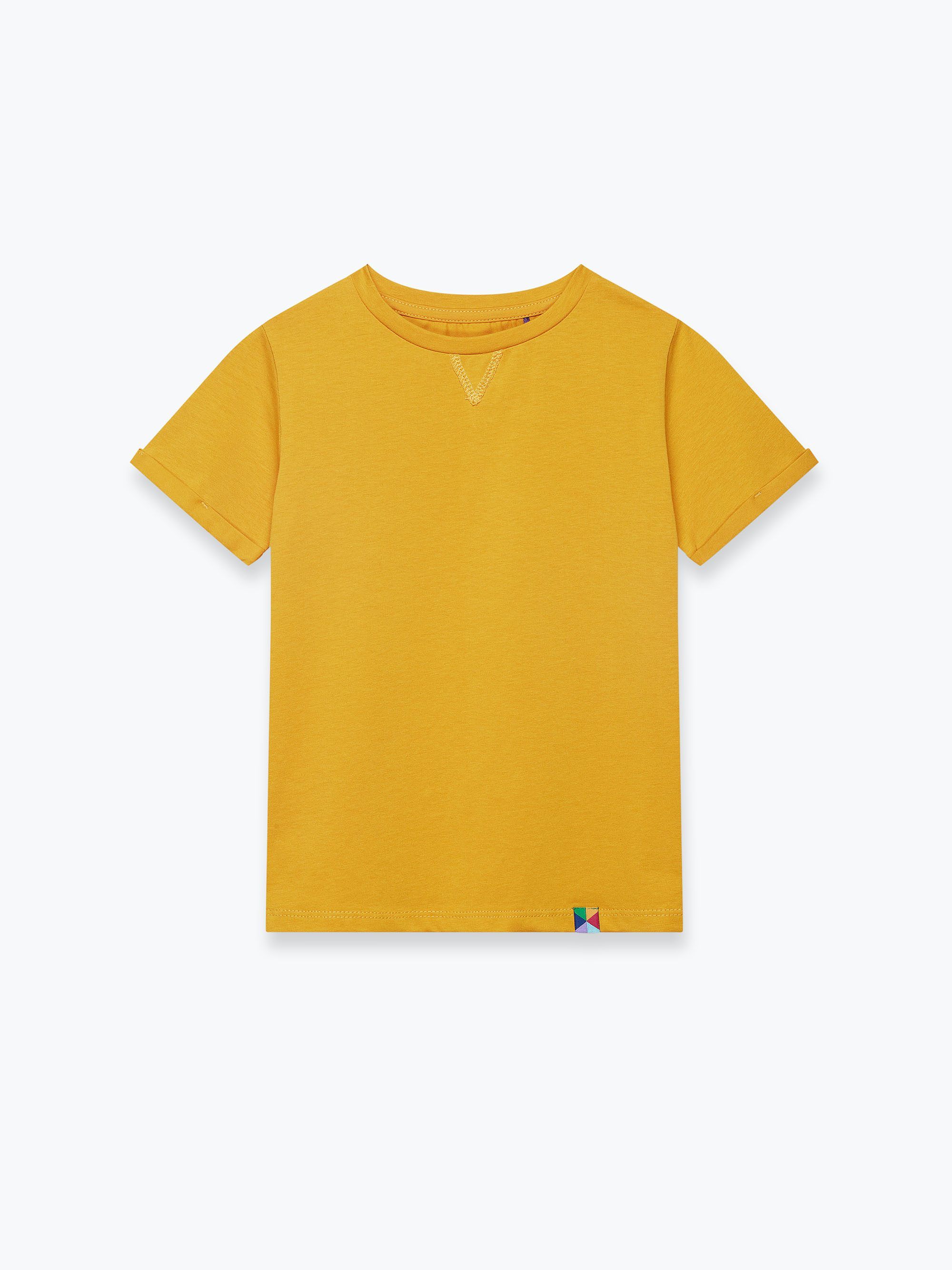 Musztardowy T-shirt