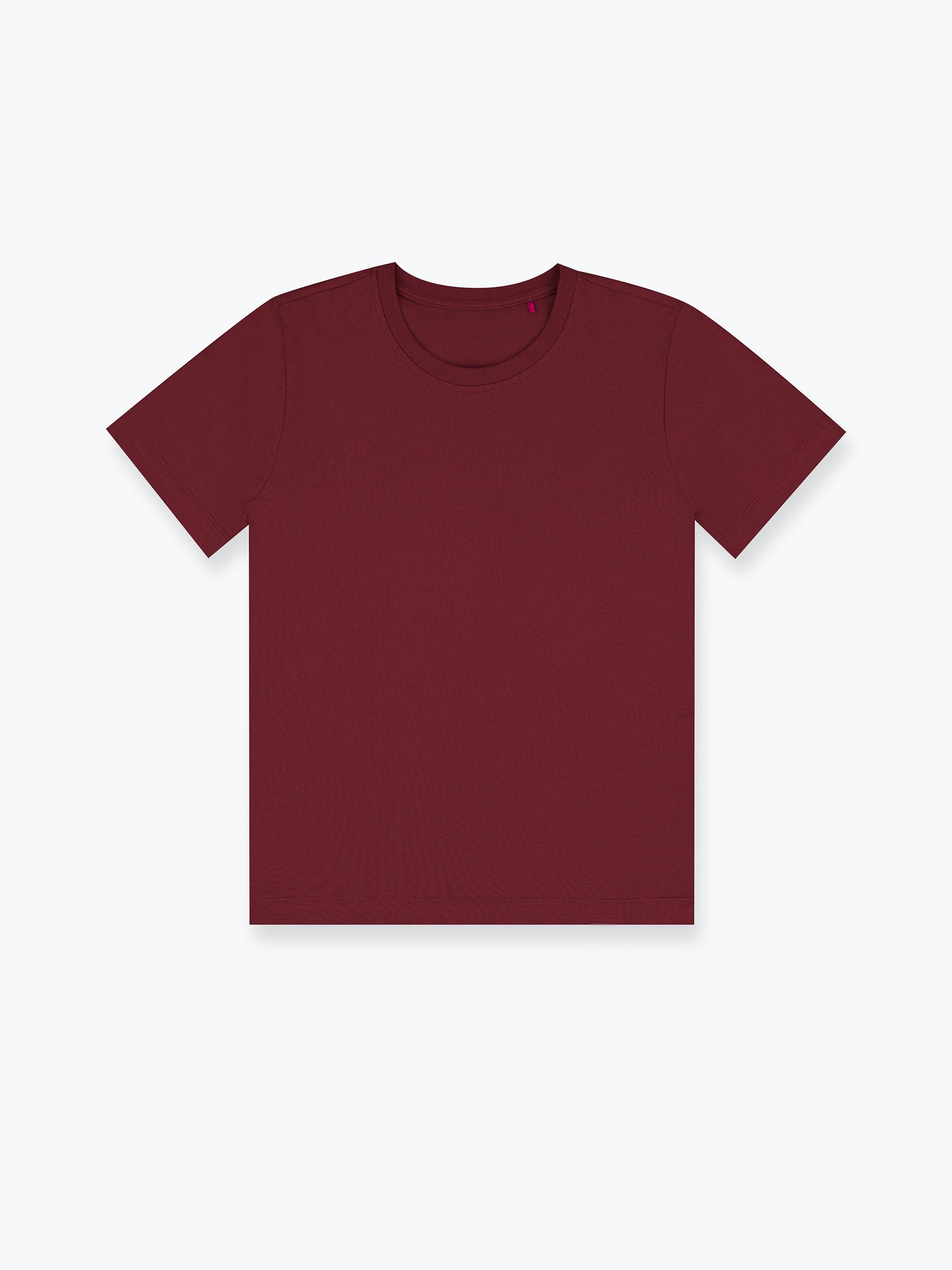 Burgundy ribbed T-shirt Women