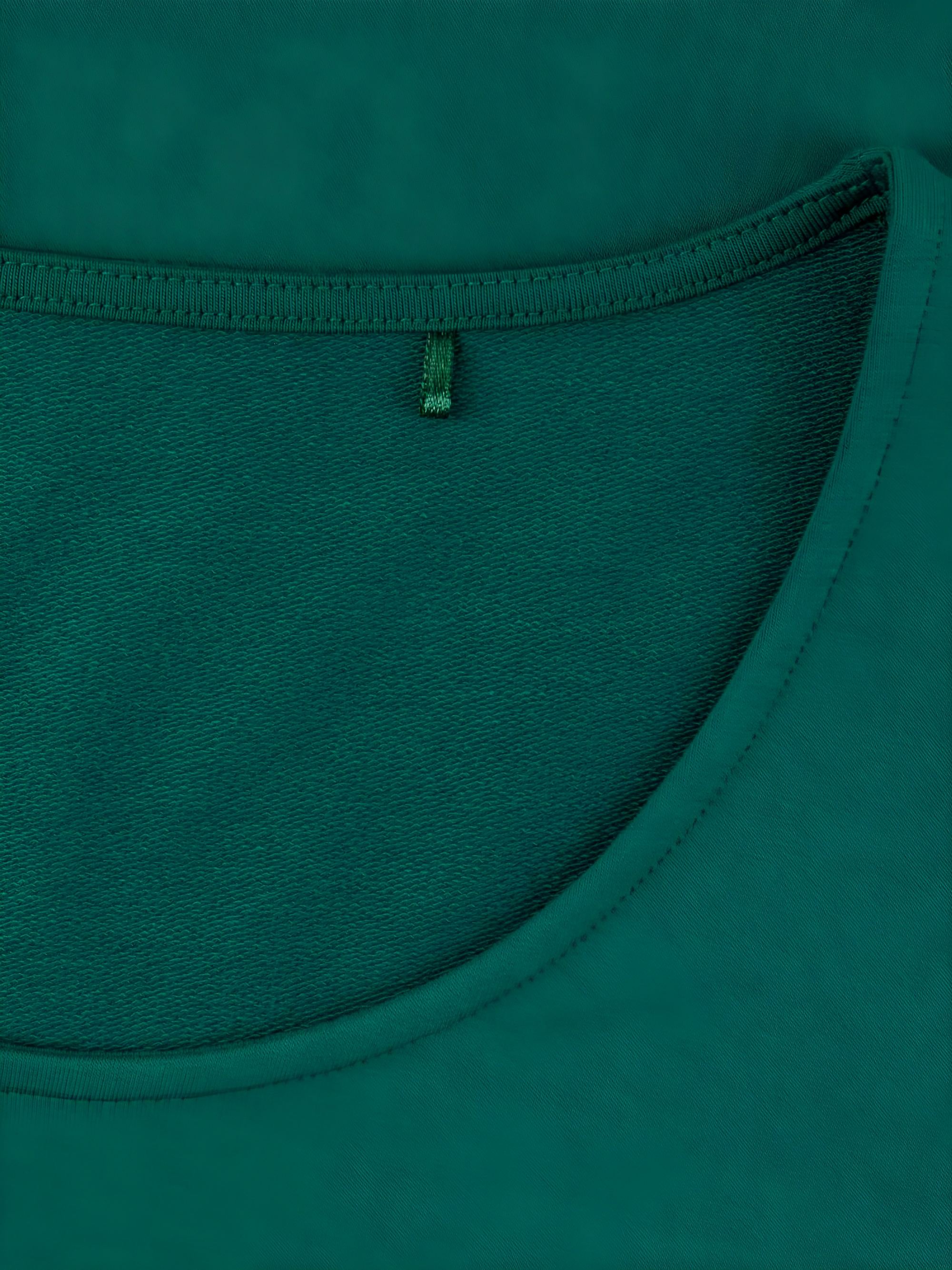 Bottle-green long sleeve dress Women